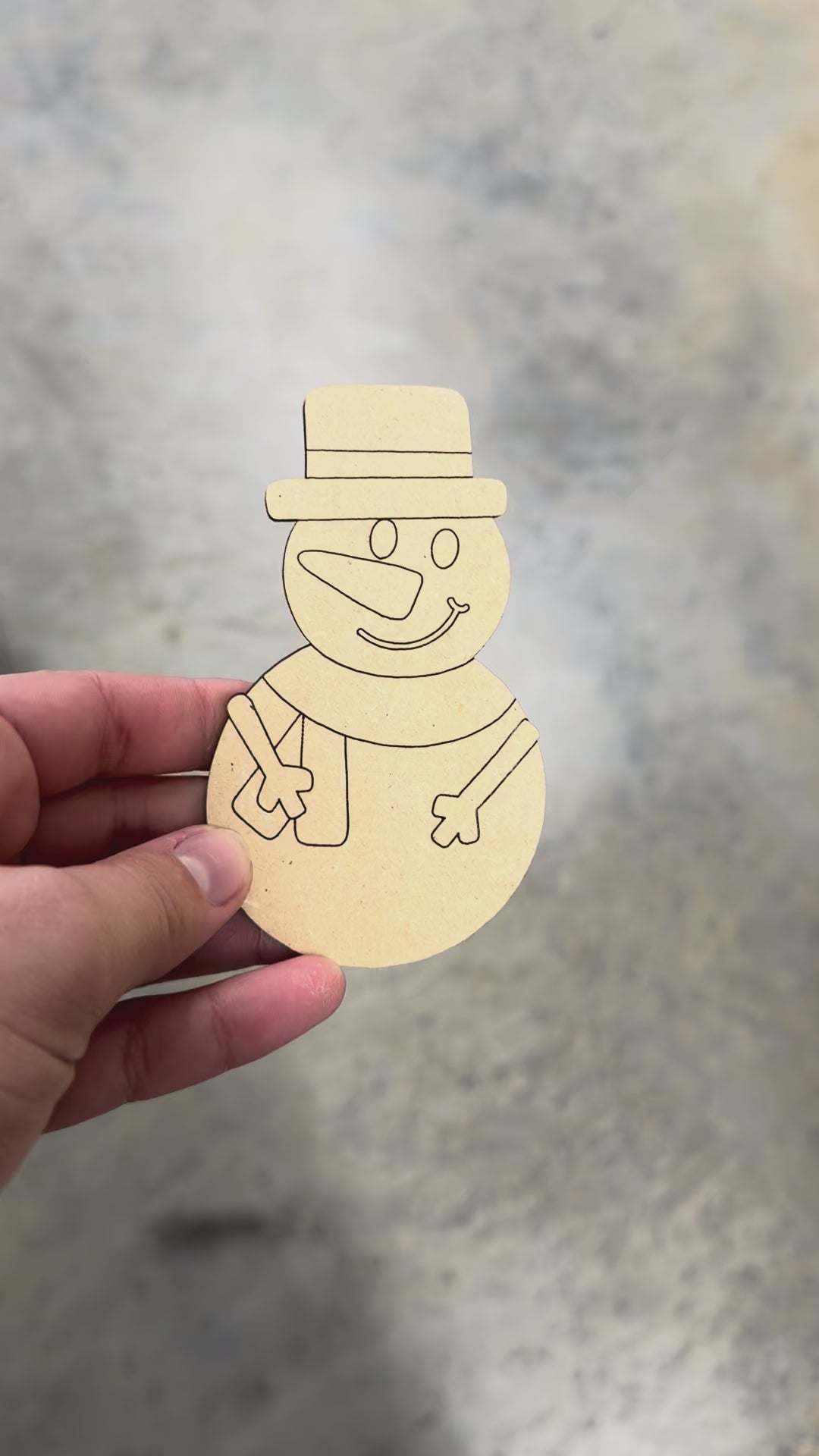Snowman Top Hat Blank