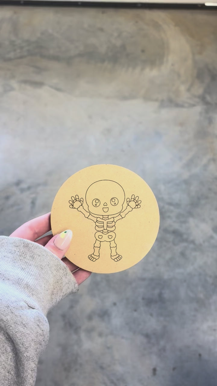 Colorful Skeleton Blank