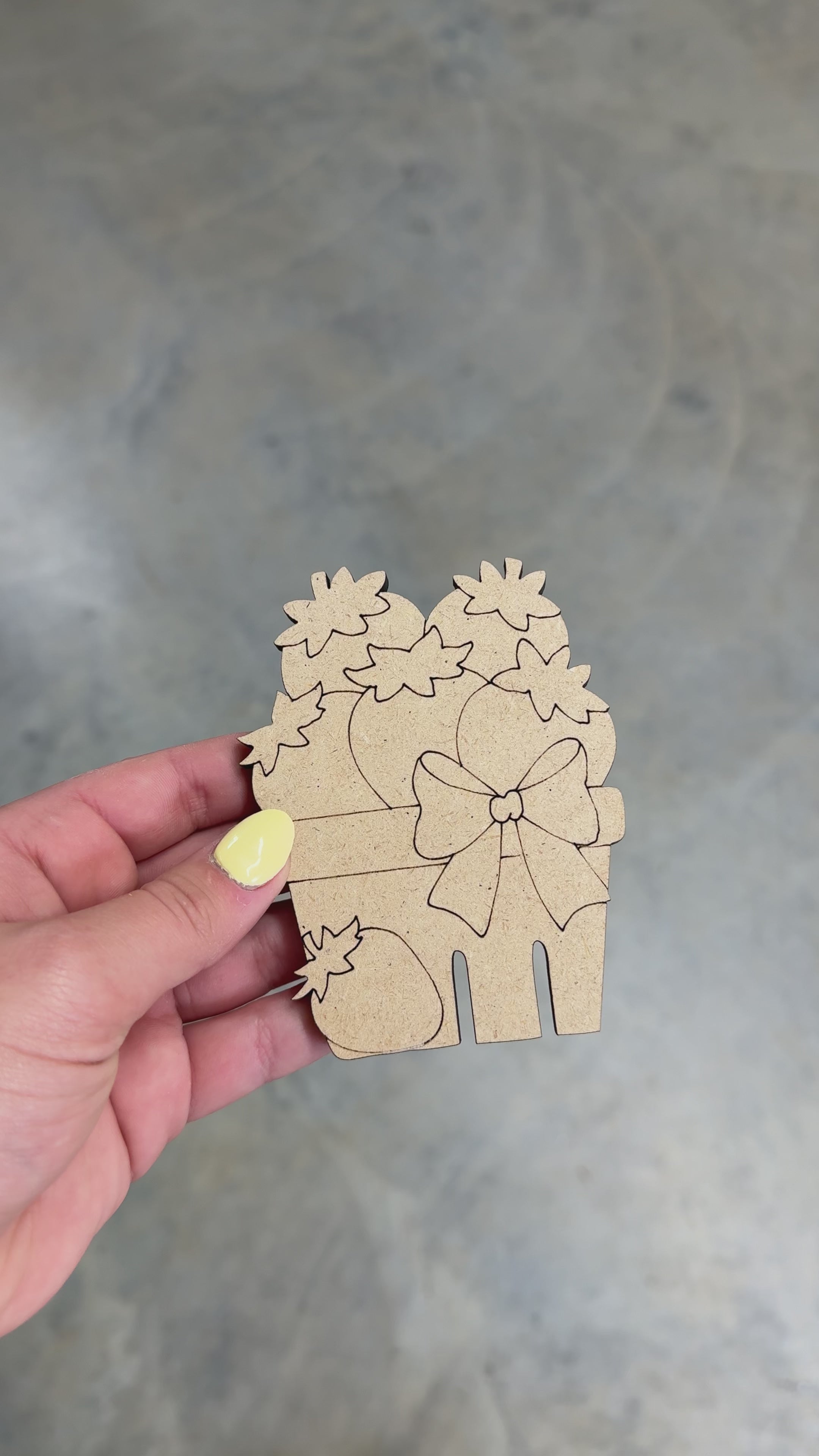 Strawberry Basket Blank