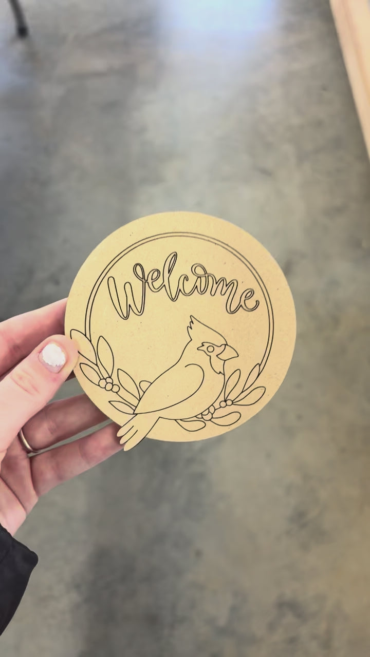 Cardinal Round Blank