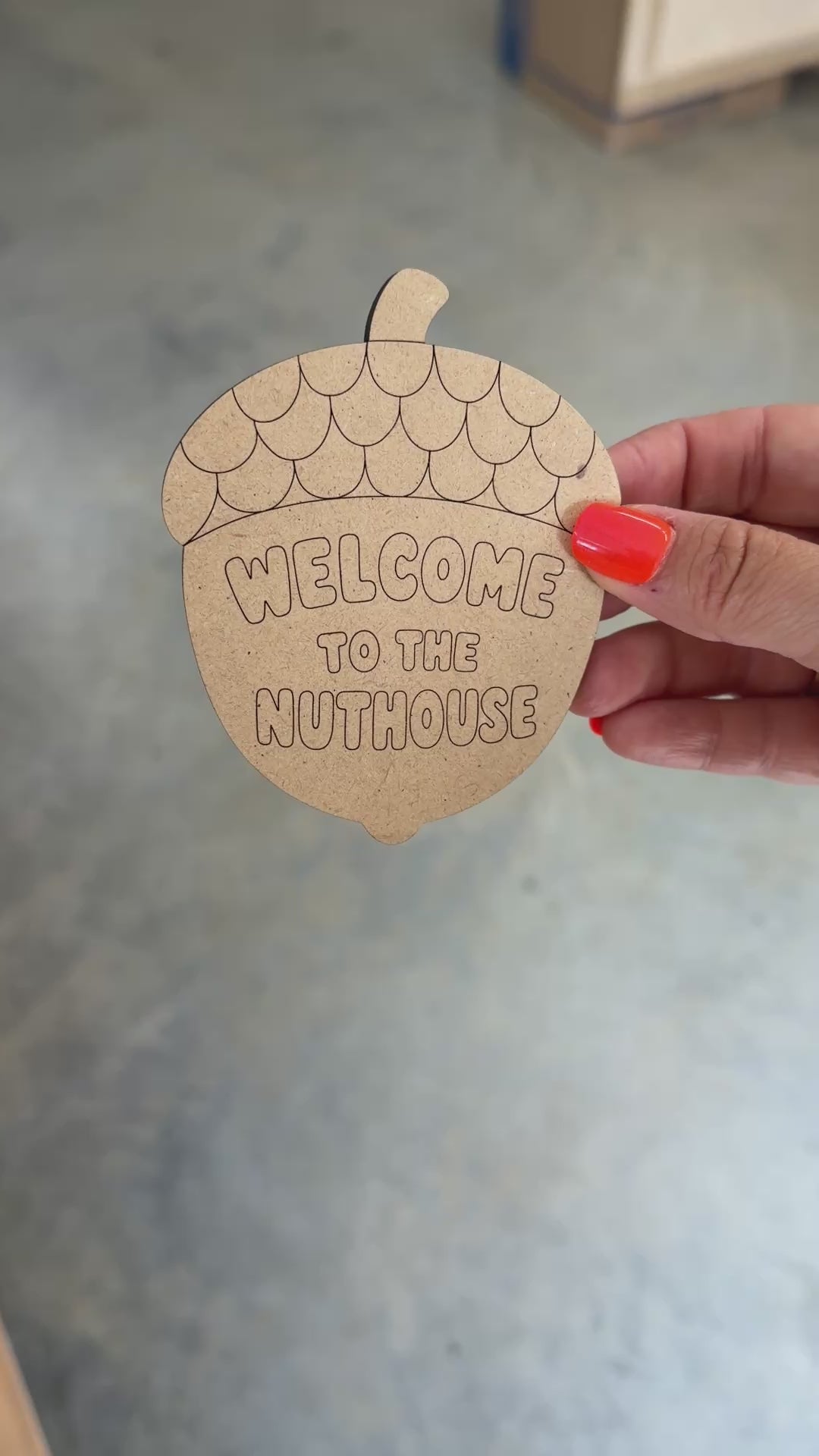 The Nuthouse Sign Blank