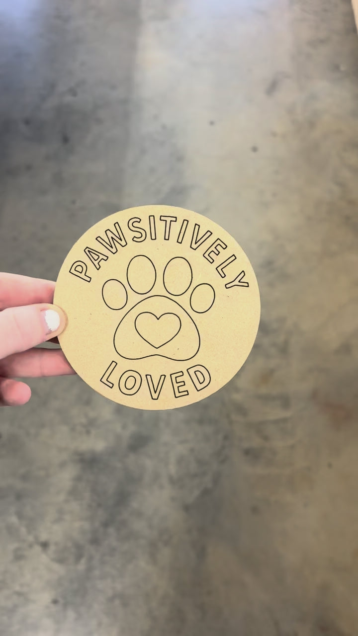 Pawsitively Loved Blank