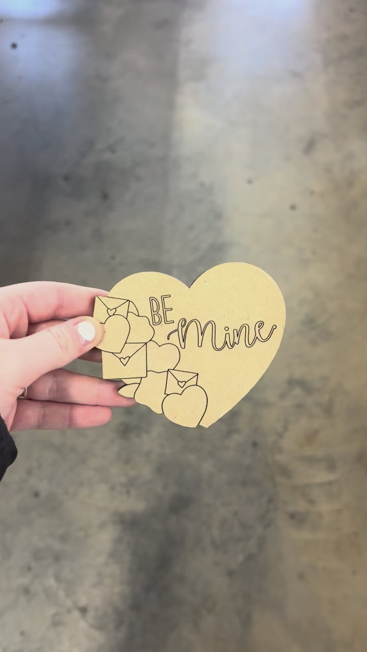 Be Mine Heart Blank