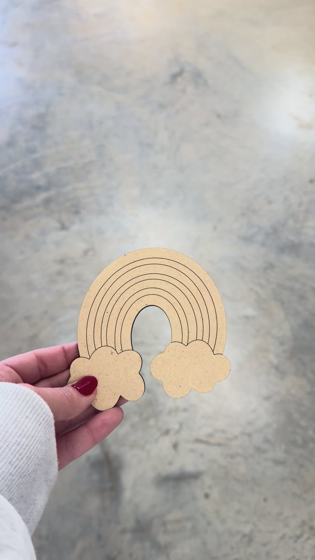 Spring Rainbow Blank