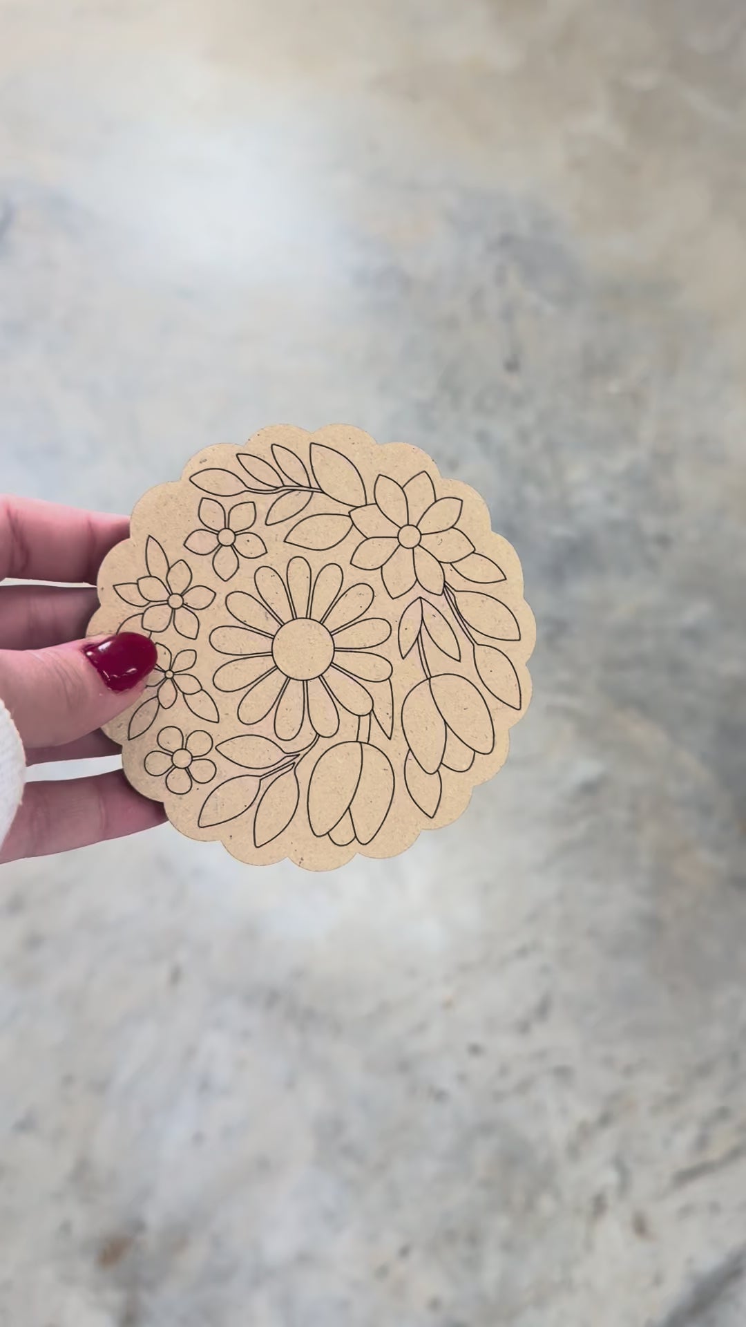 Spring Flower Bunch Blank