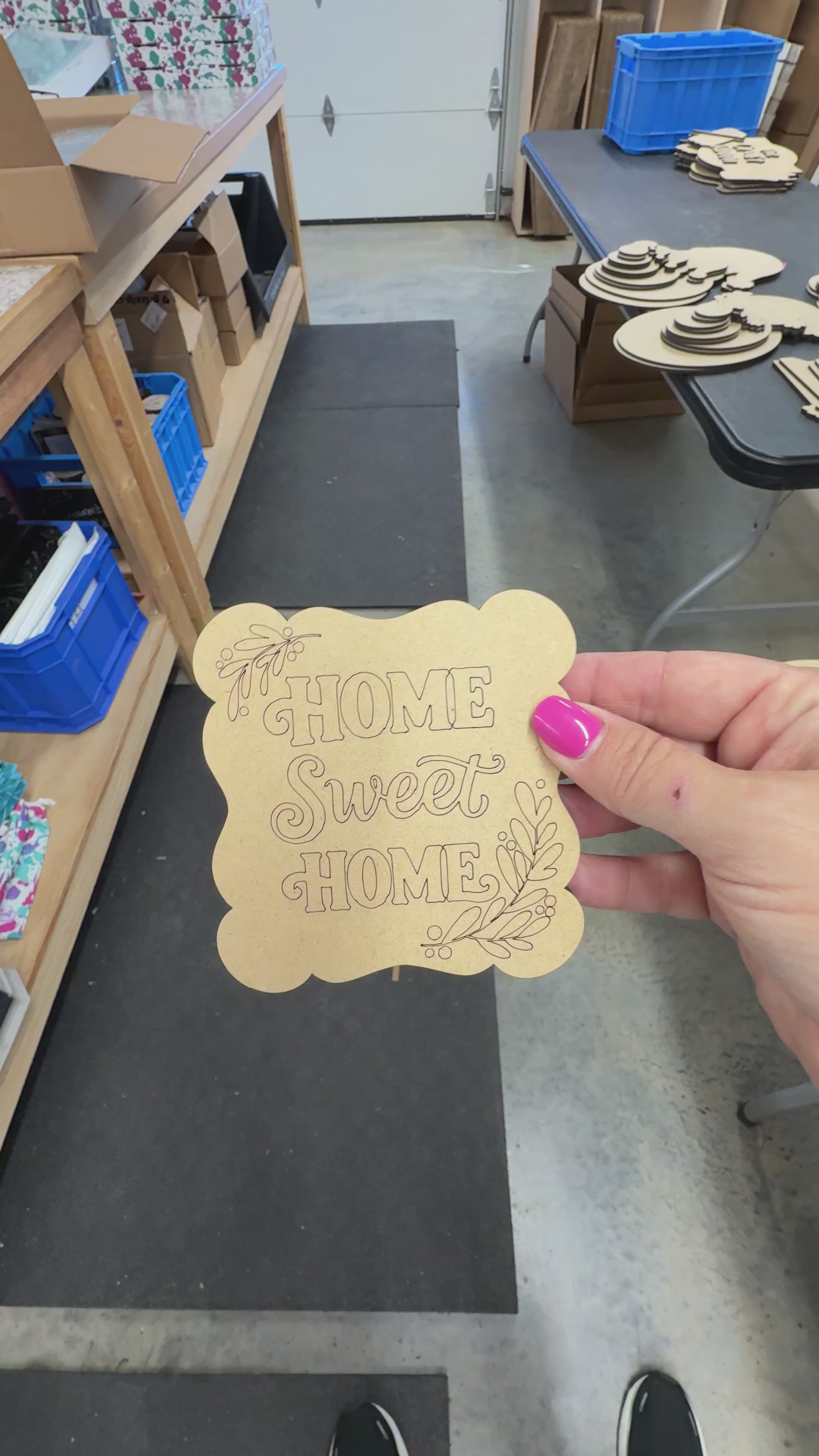 Home Sweet Home Frame Blank