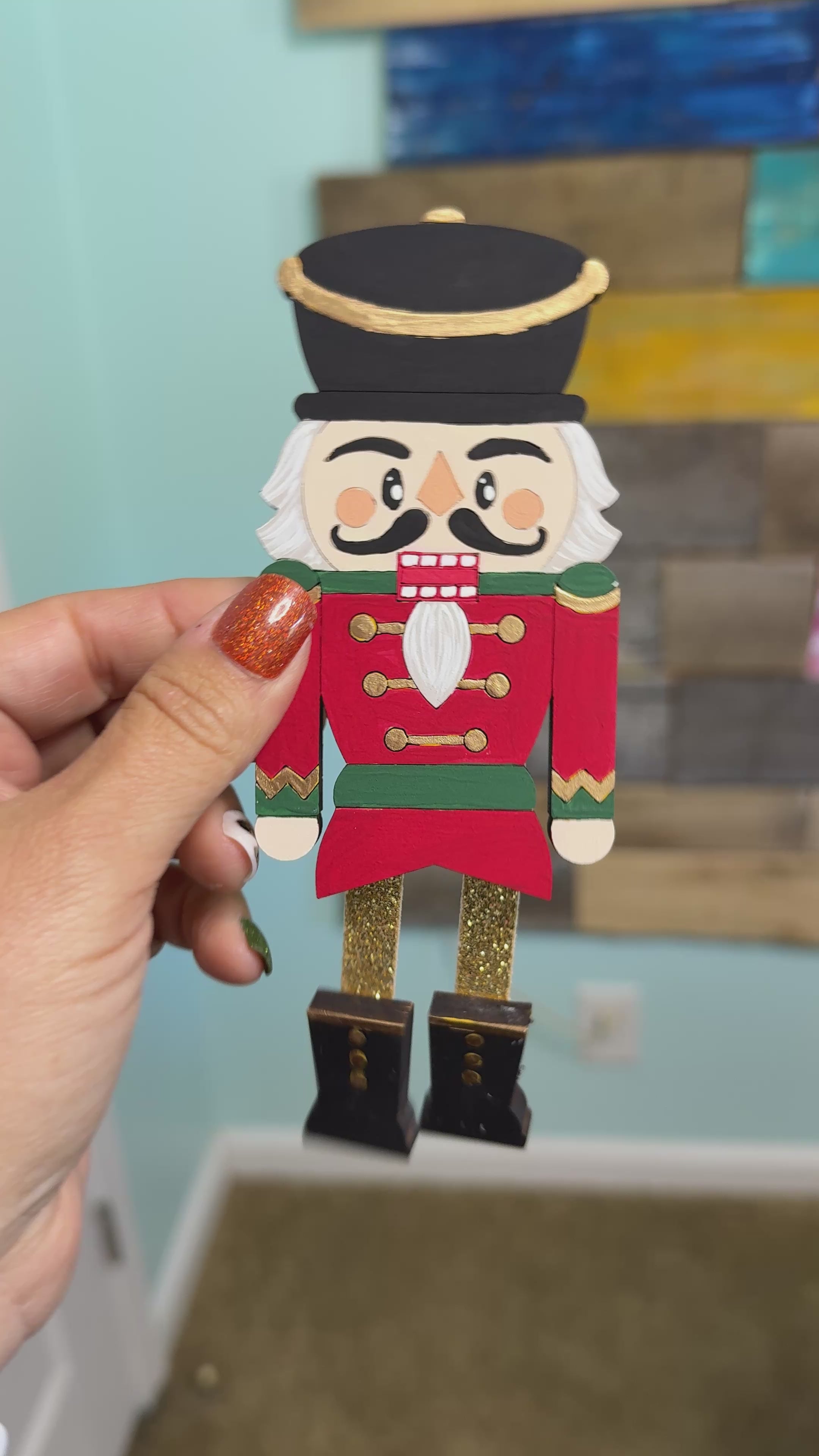 Nutcracker Ribbon Legs Blank