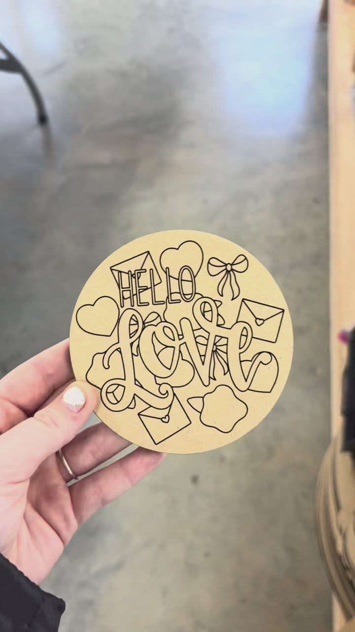 Hello Love Blank
