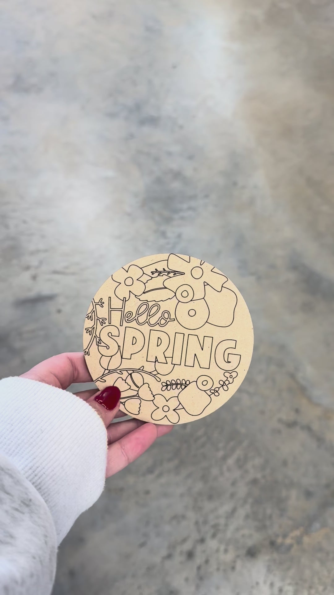 Hello Spring Blooms Blank