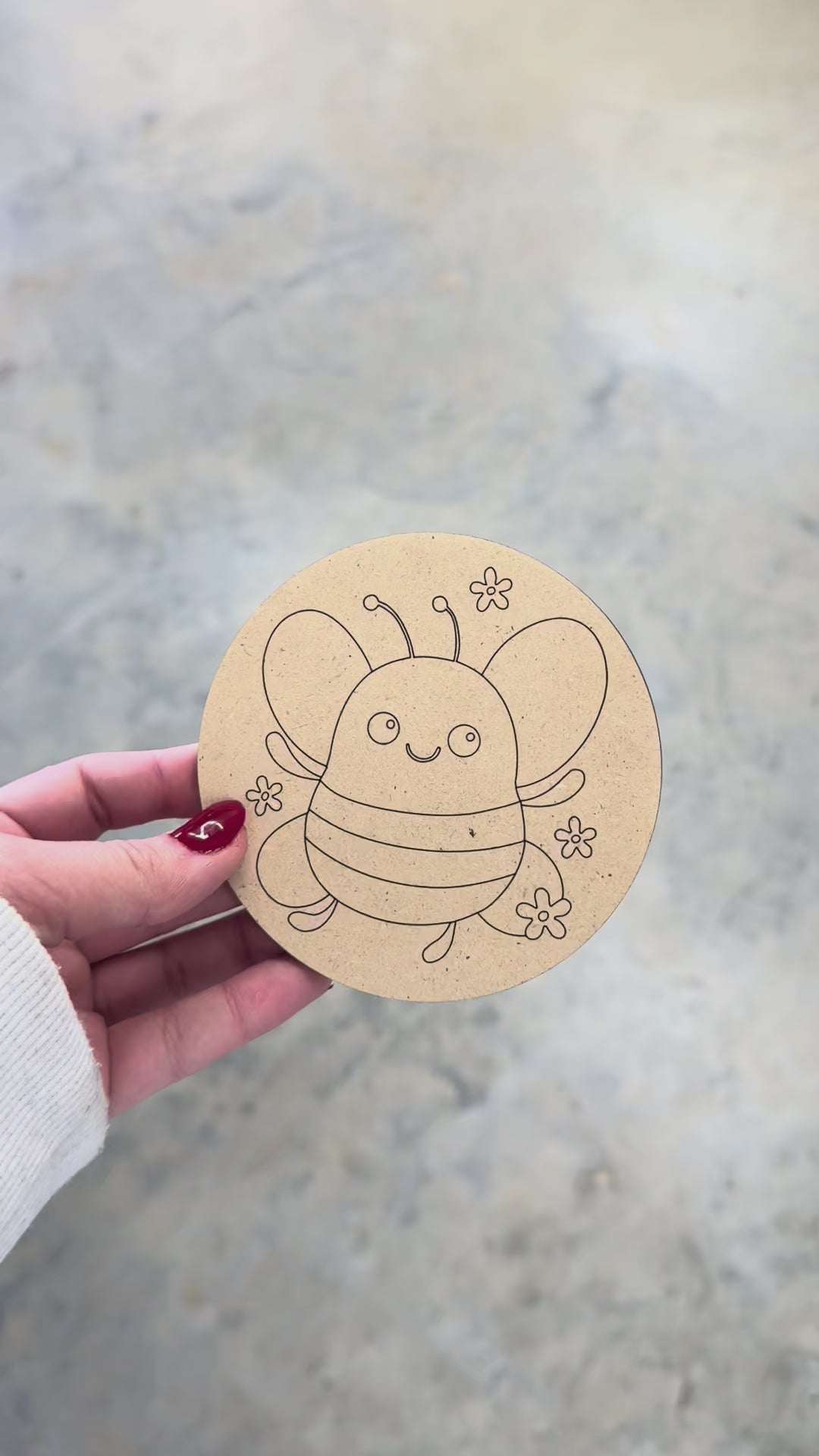 Cheery Bumble Bee Blank