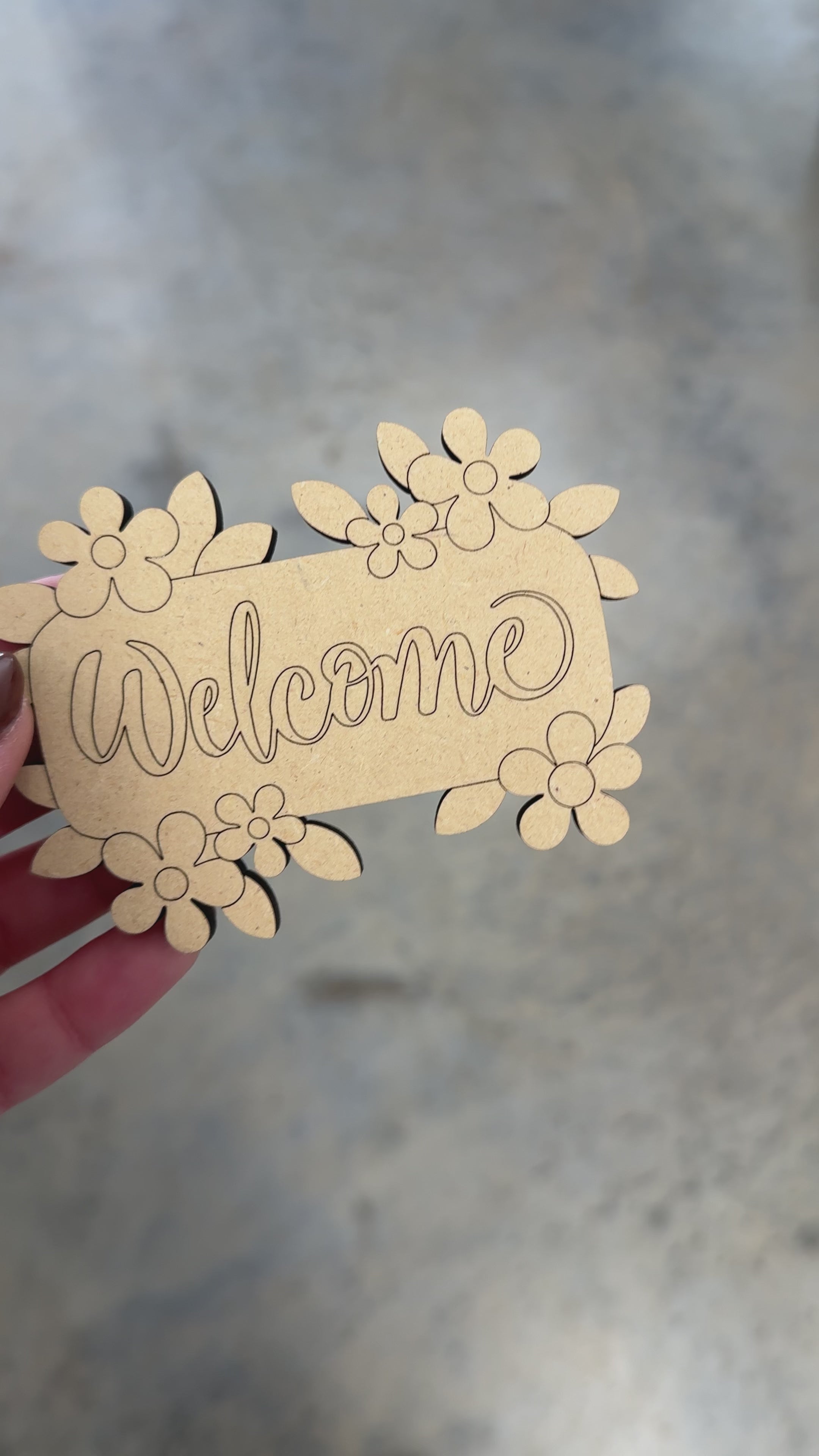 Sweet Bloom Welcome Blank