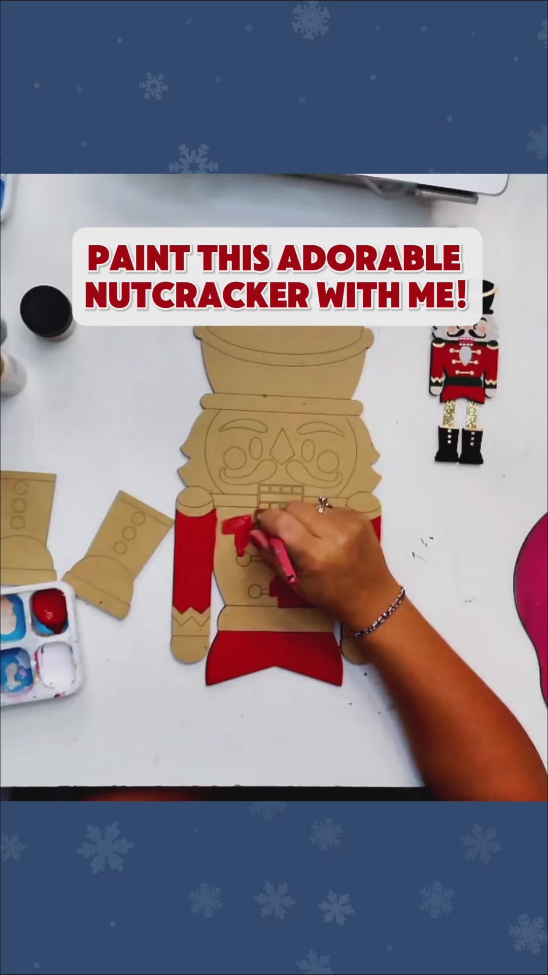 Nutcracker Ribbon Legs Blank