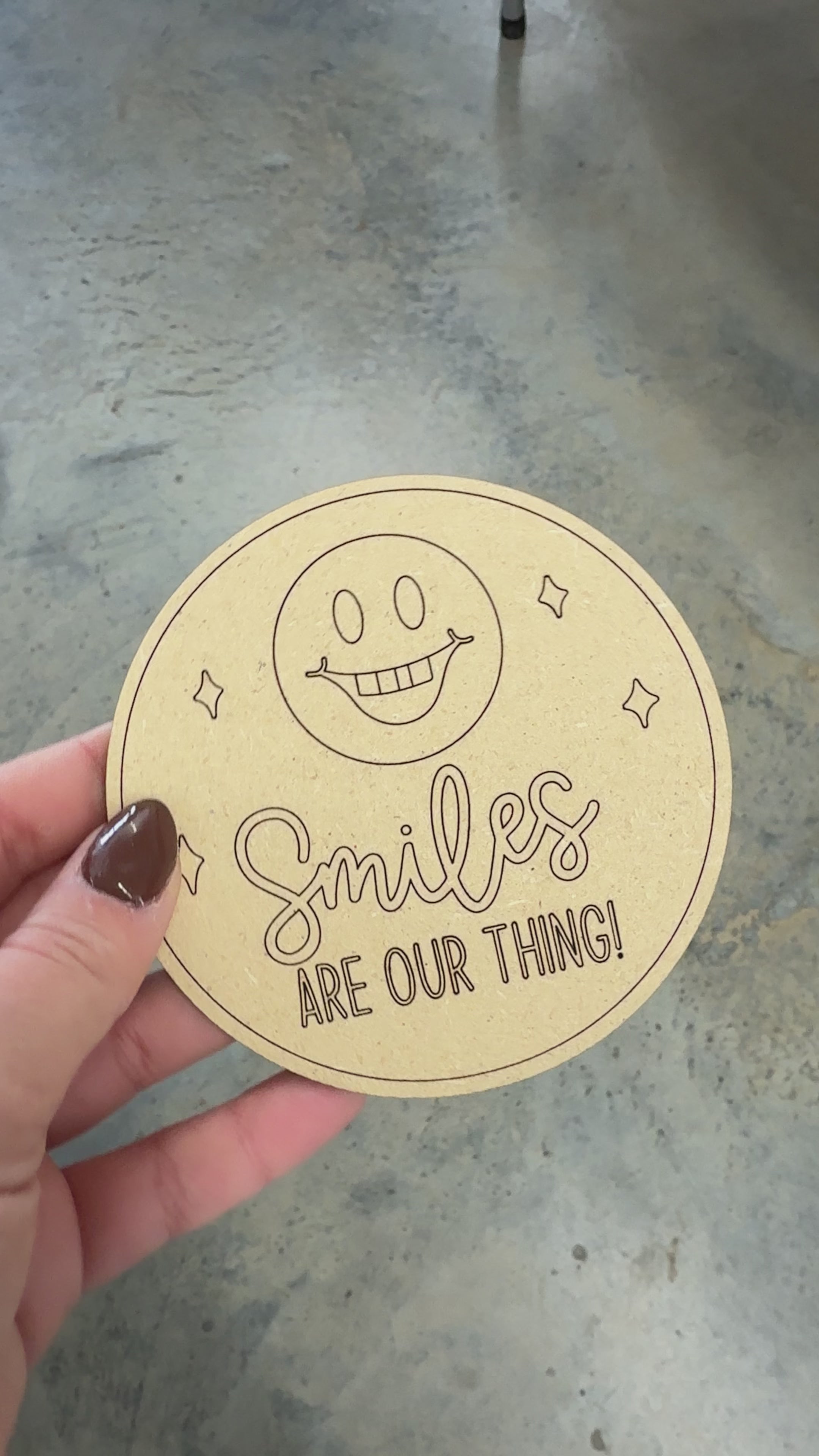 Dentist/Orthodontist Smiles Here Blank