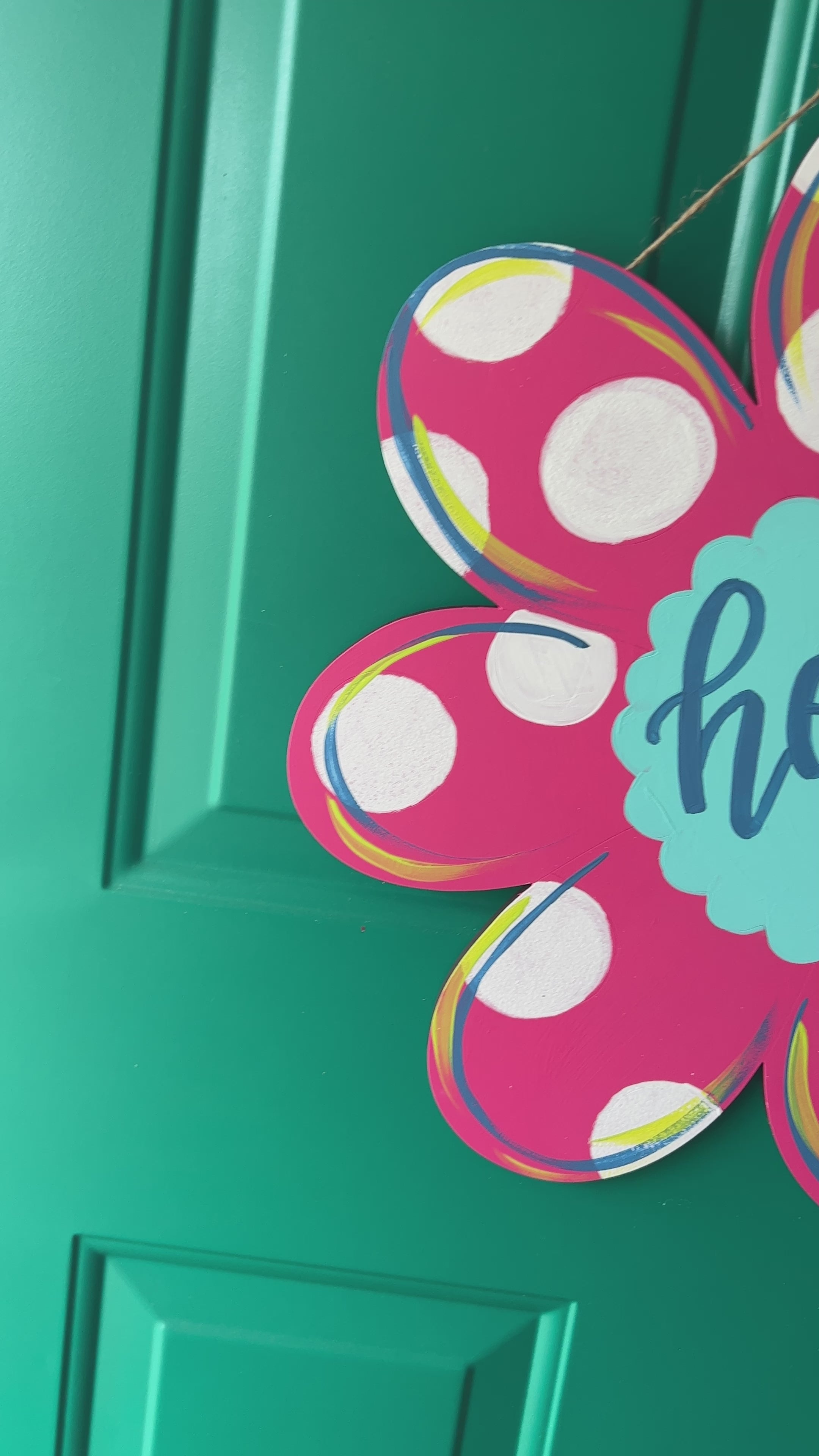 Polka Dot Daisy Blank