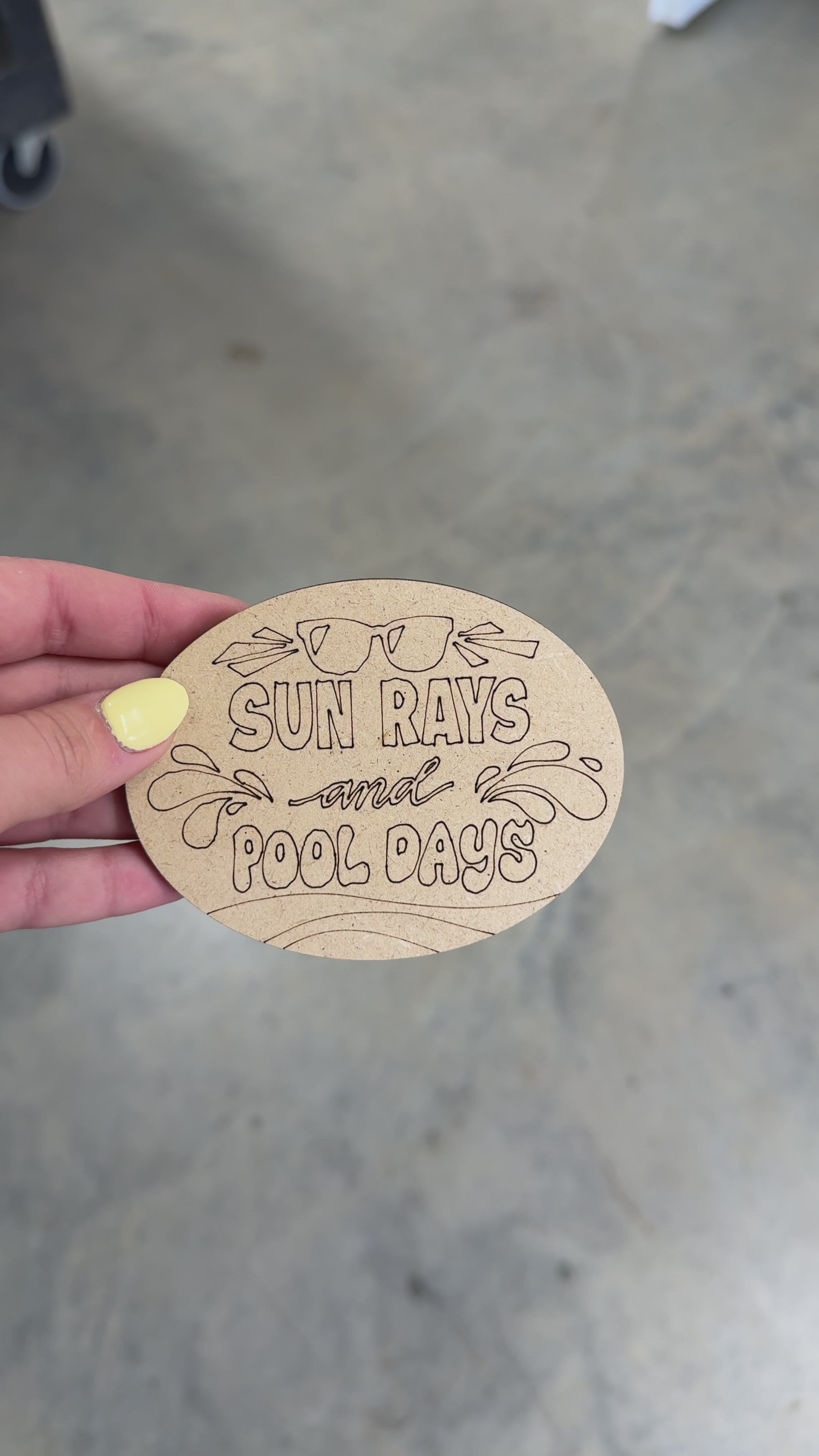 Sun Rays & Pool Days Blank