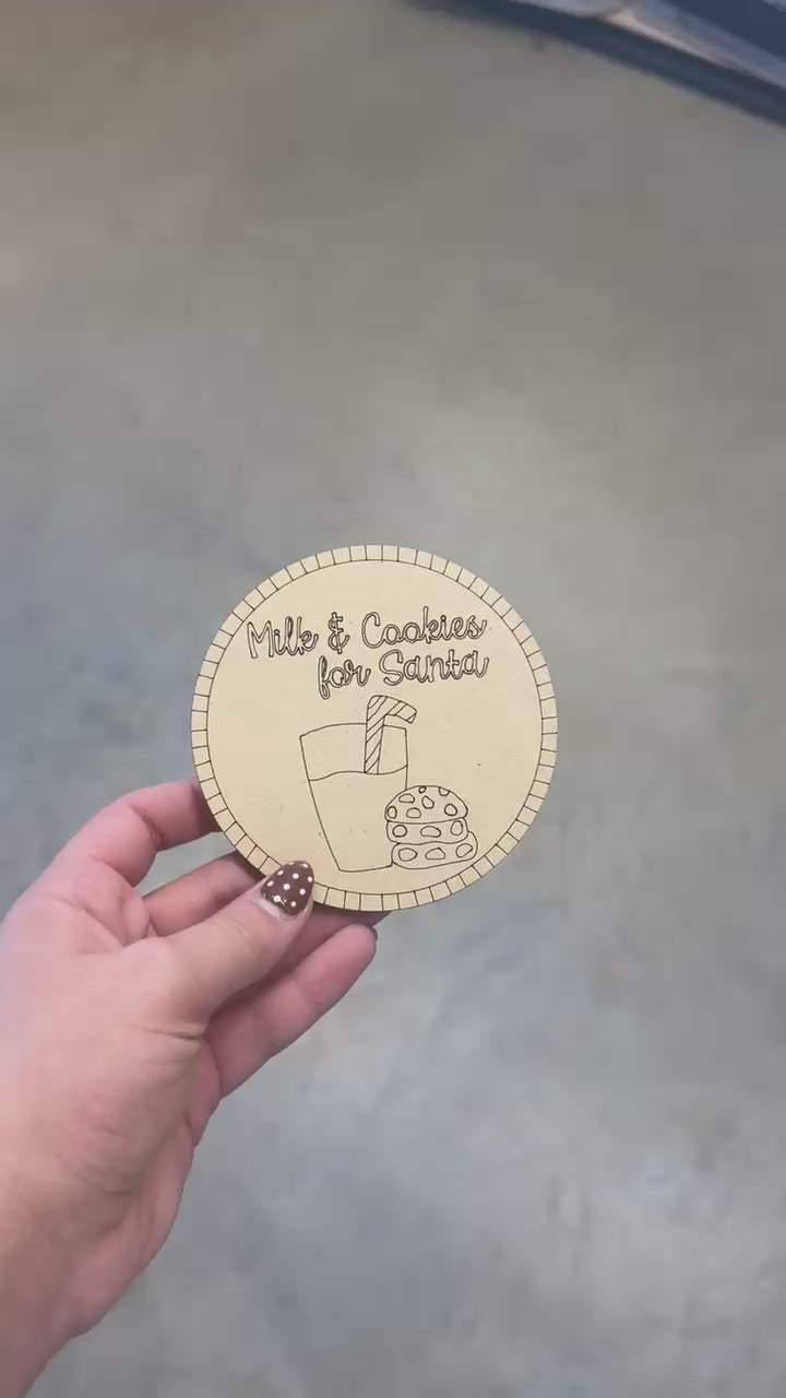 Milk & Cookies for Santa Blank