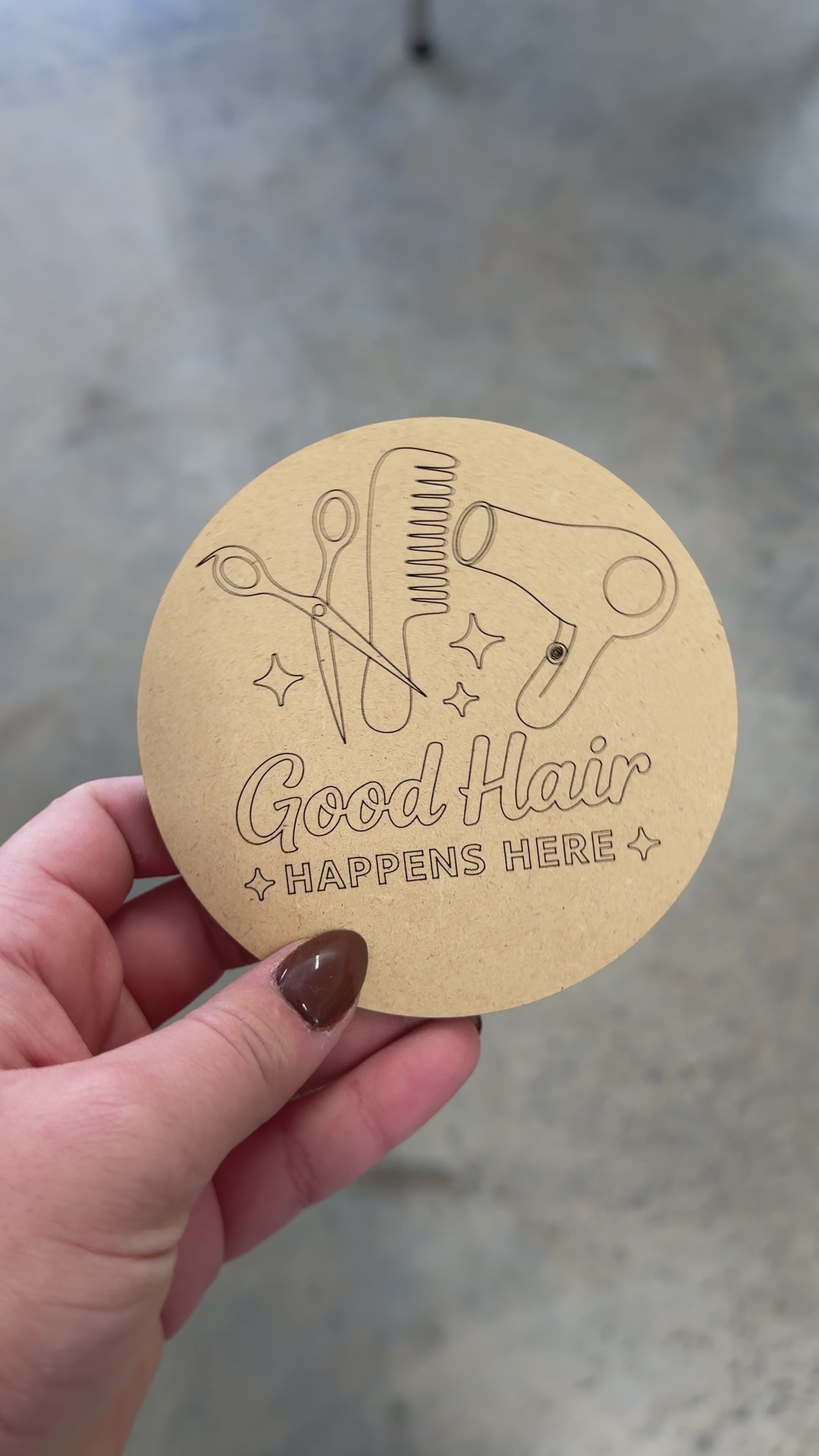 Good Hair Happens Here Blank