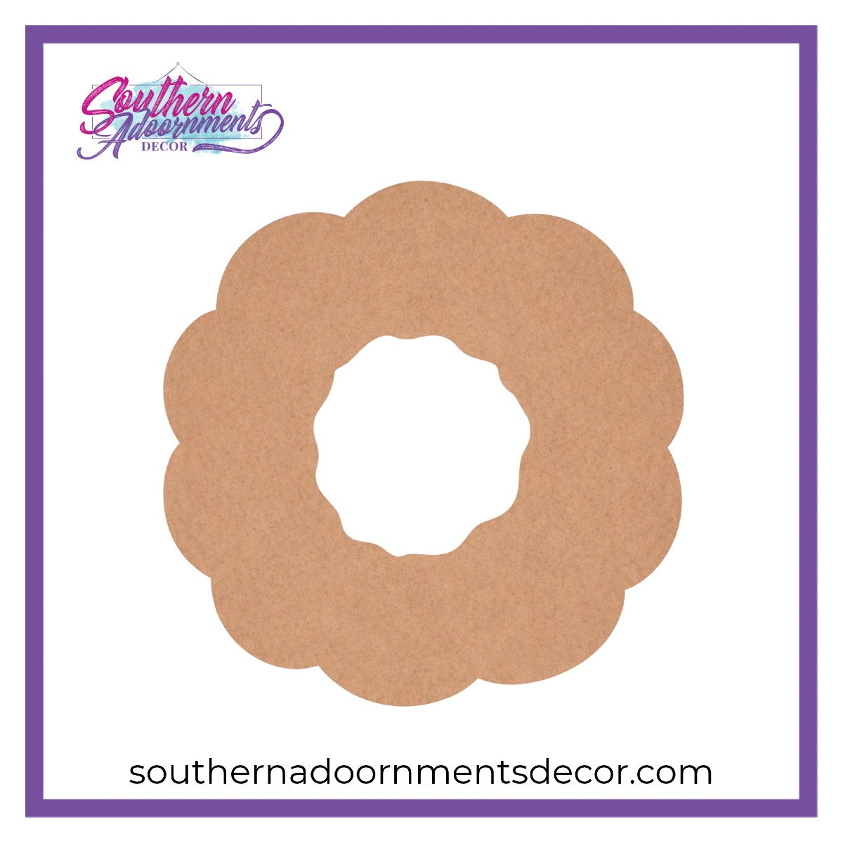 Seasonal Wreath with Attachments Blank