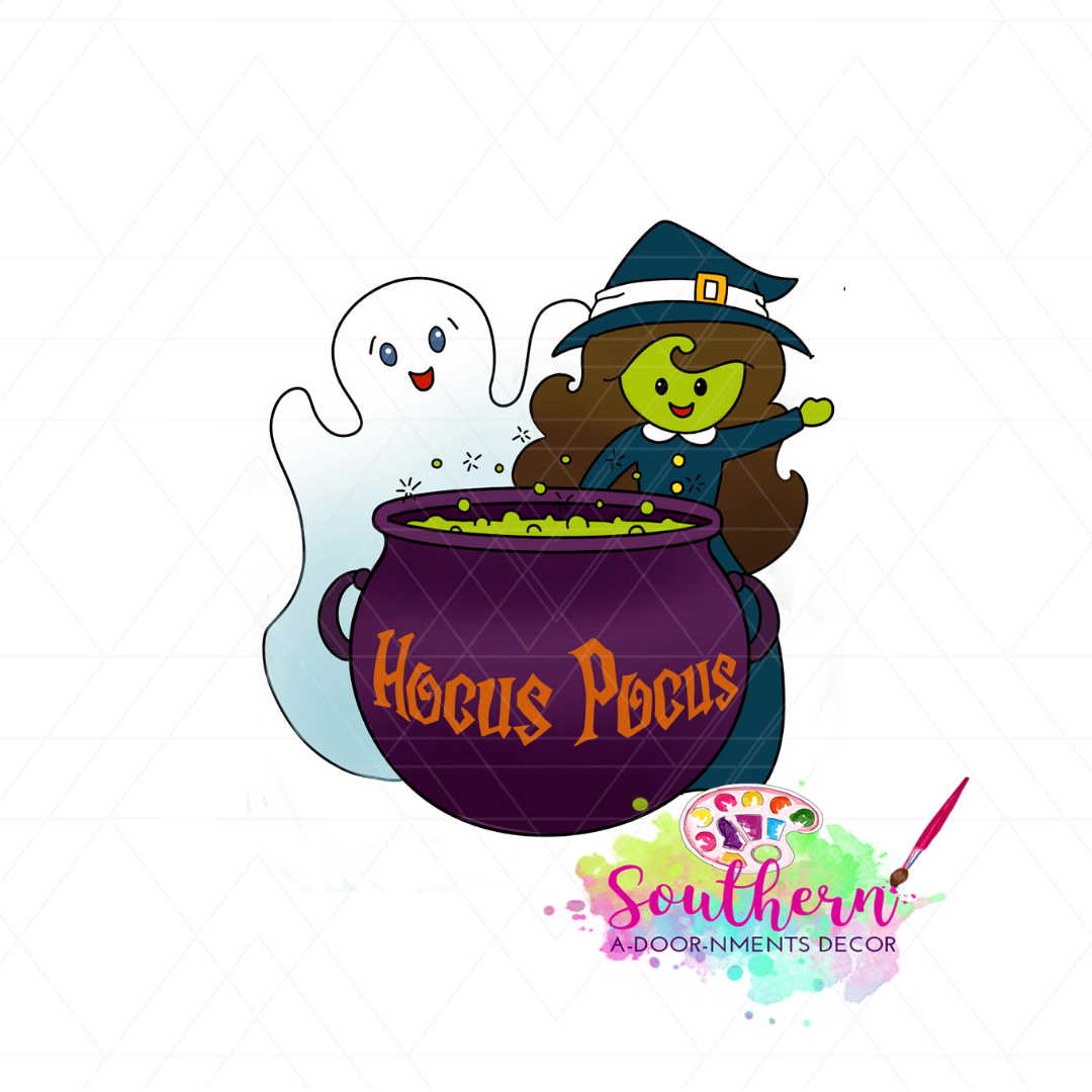 Ghost and Witch Template & Digital Cut File