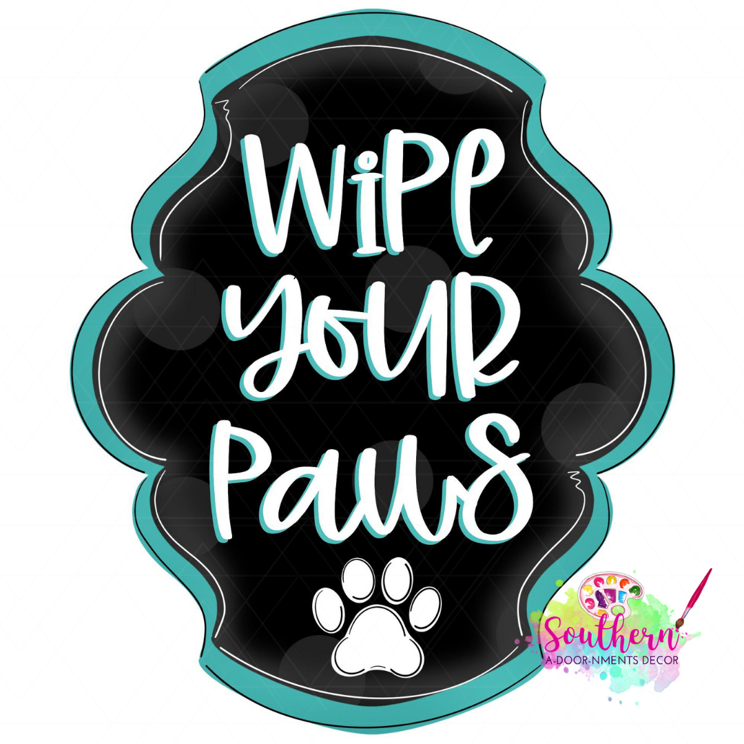 Wipe Your Paws Blank