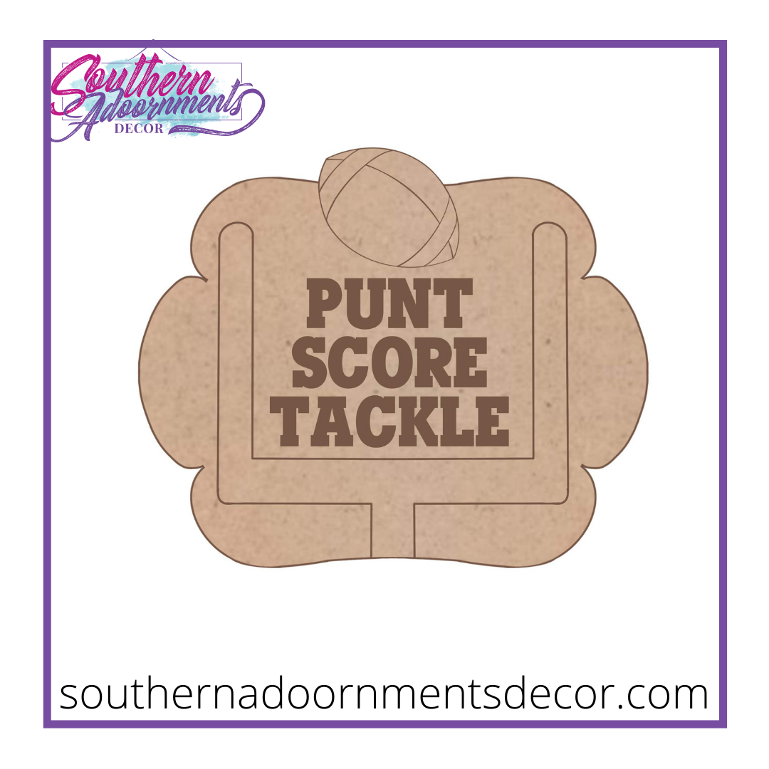 Punt Score Tackle Blank