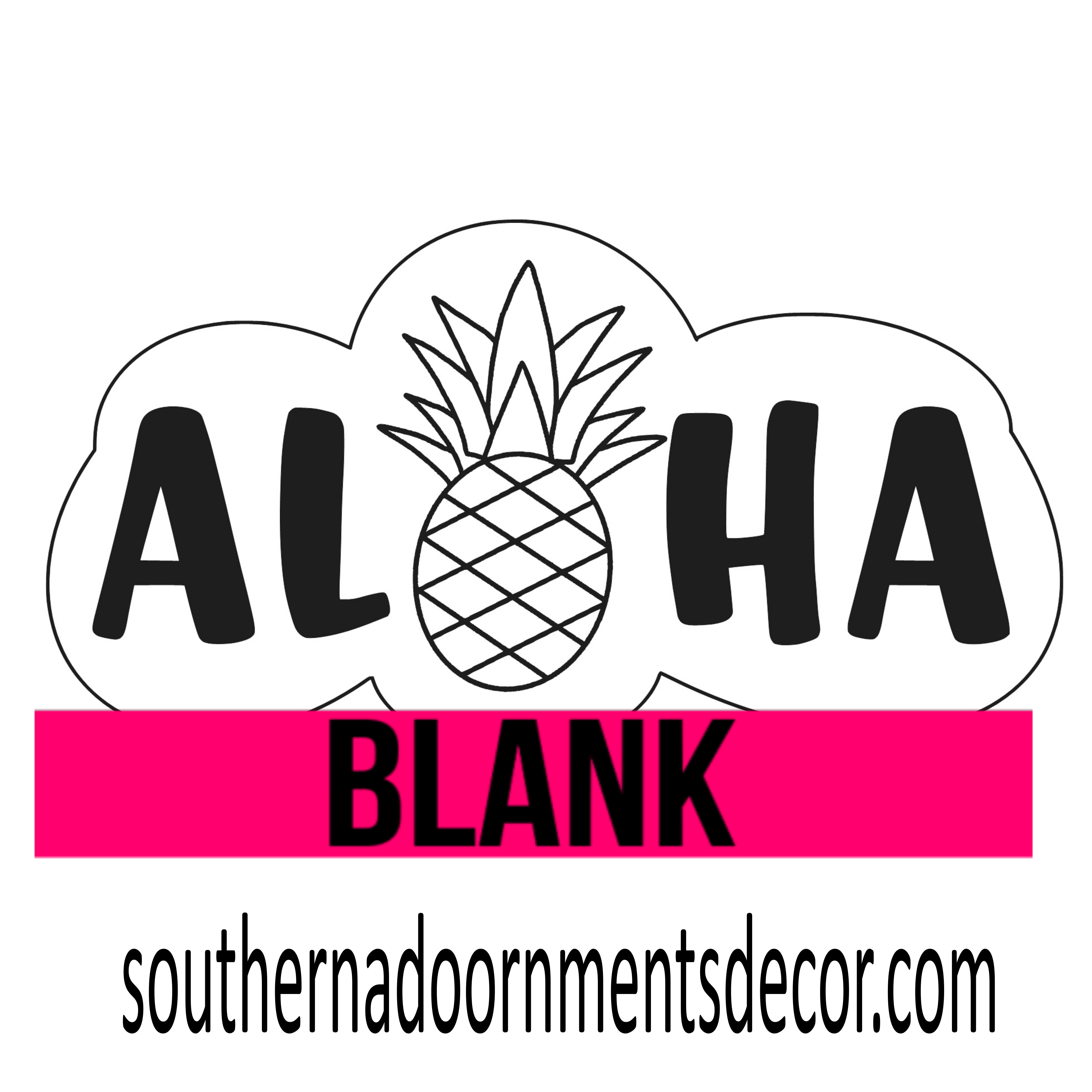 Aloha Wooden Blank