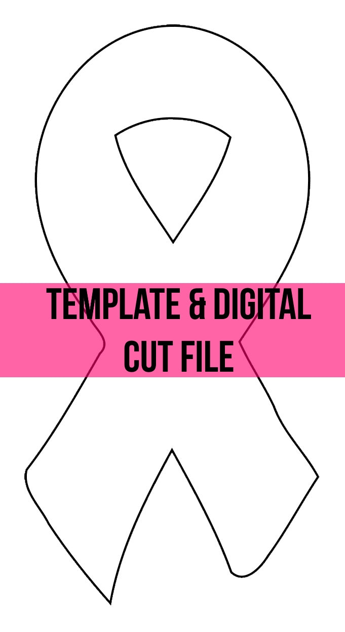 Awareness Ribbon Template &amp; Digital Cut File – Southern Adoornments Decor