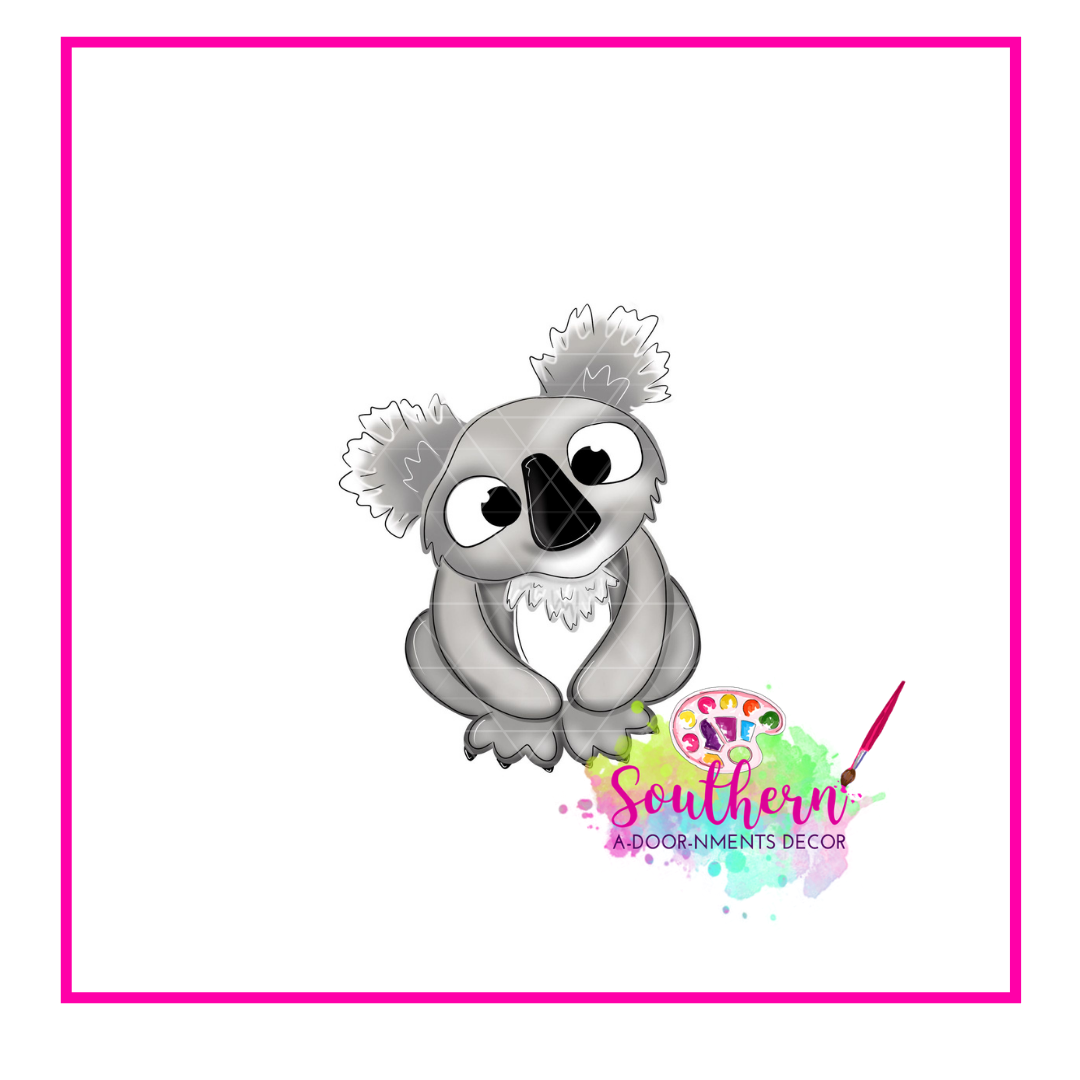 Baby Koala Template & Digital Cut File