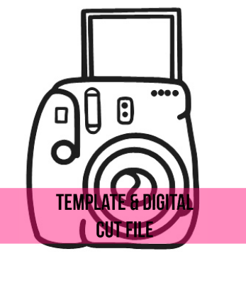 Camera 1 Template & Digital Cut File