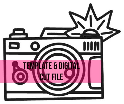 Camera 2 Template & Digital Cut File