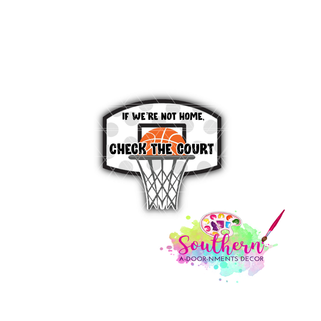Check the Courts Template & Digital Cut File