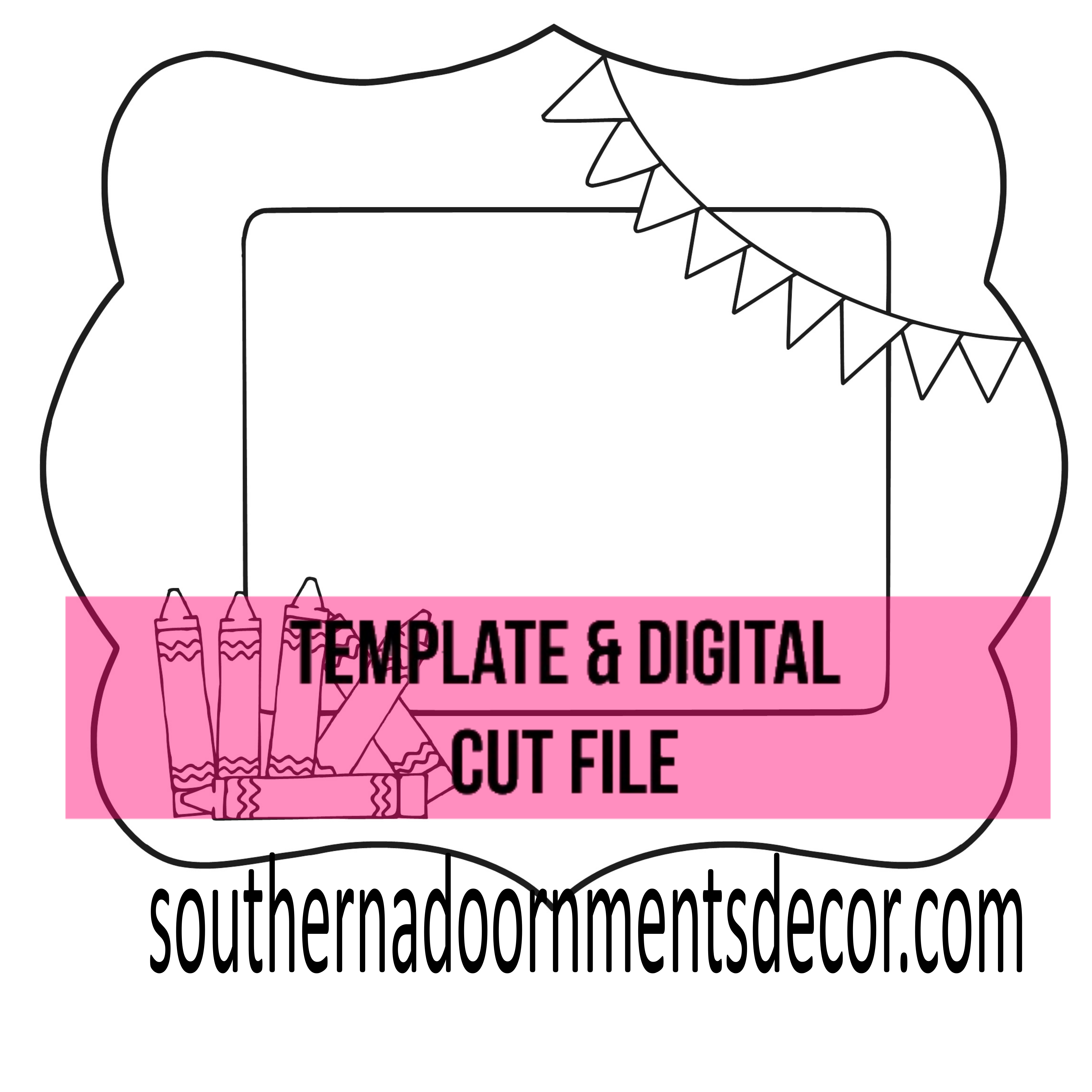 Classroom Welcome Sign Template & Digital Cut File