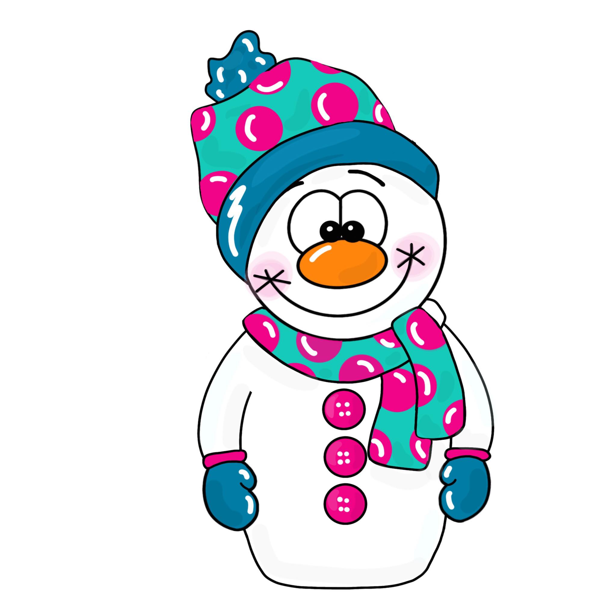 Cuddly Snowman Wooden BLANK