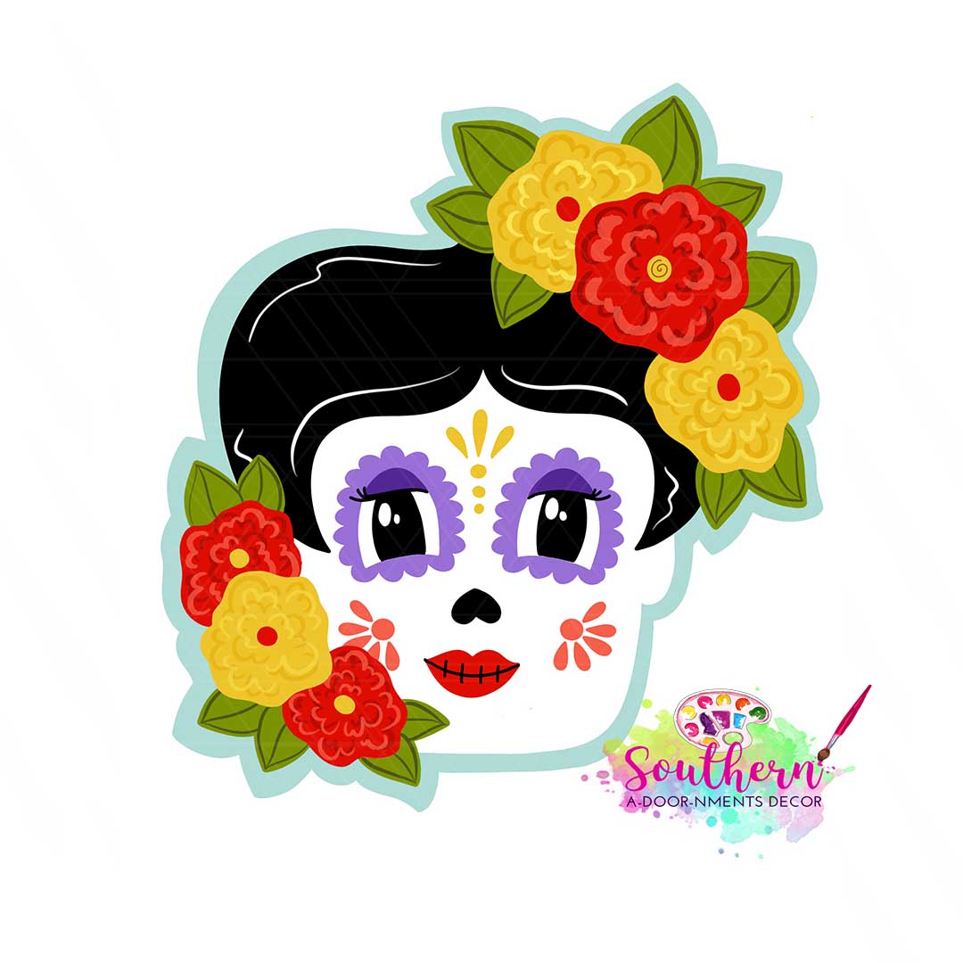 Day of the Dead Template & Digital Cut File