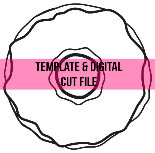 Donut Template & Digital Cut File