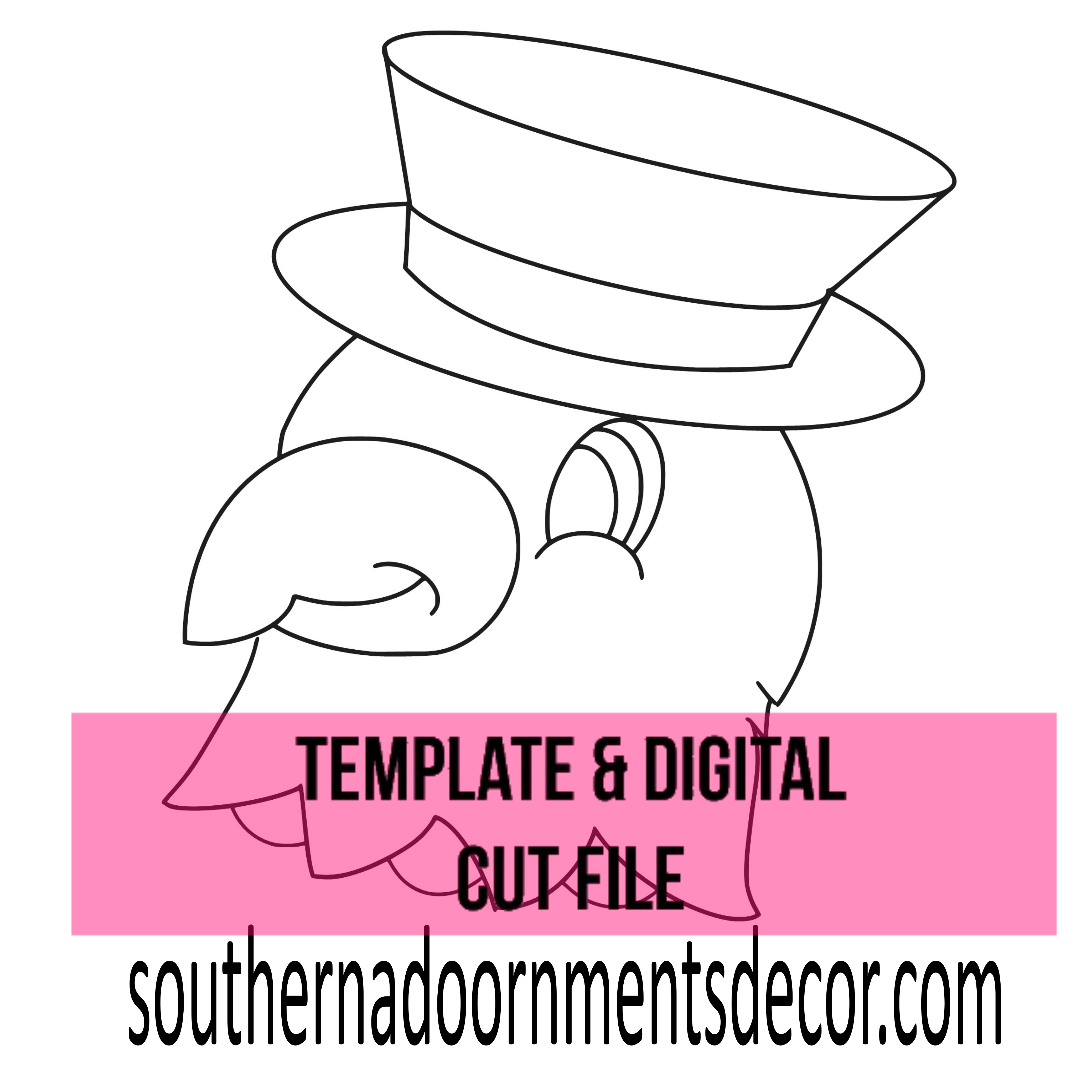 Eagle Template & Digital Cut File