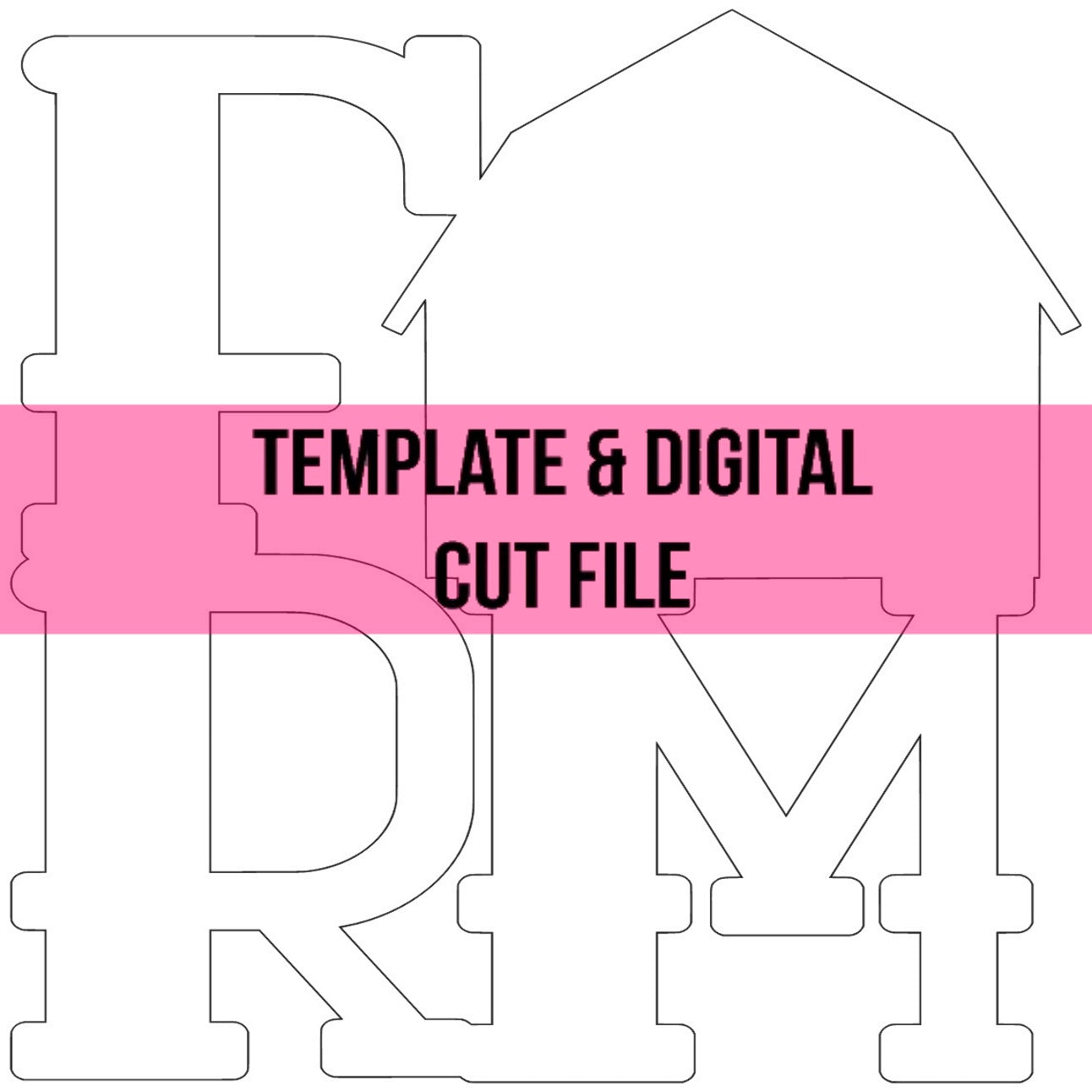 Farm Template & Digital Cut File