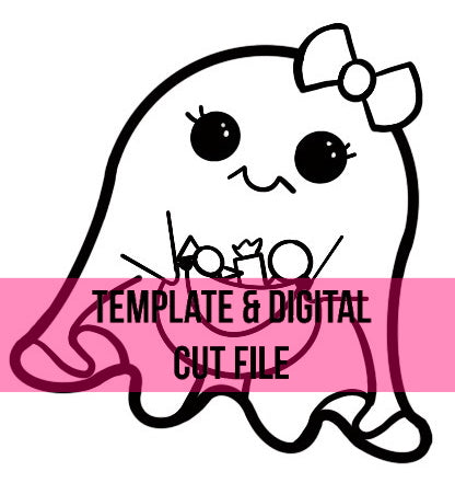 Ghost Cutie Template & Digital Cut File