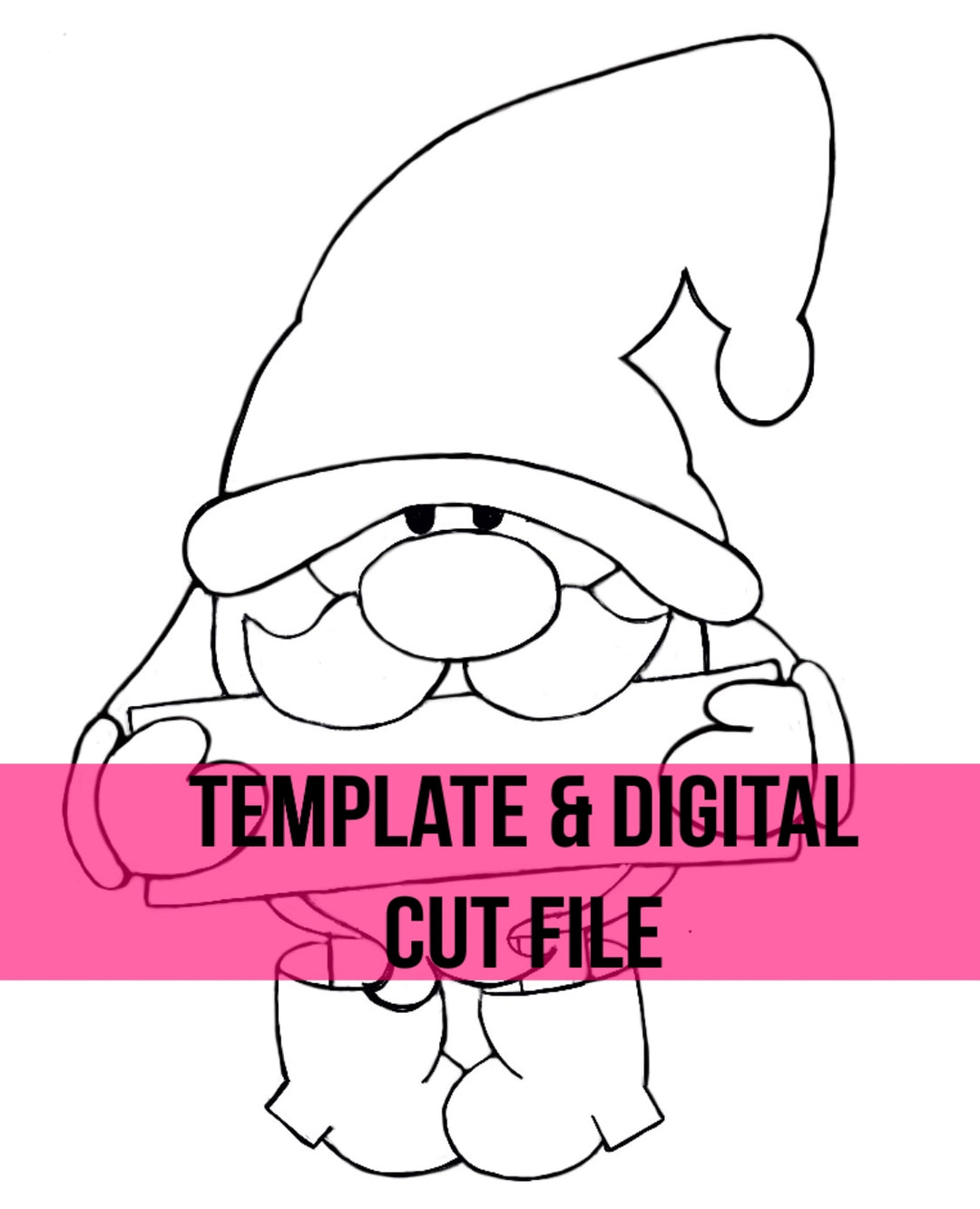 Gnome Template &amp; Digital Cut File – Southern Adoornments Decor