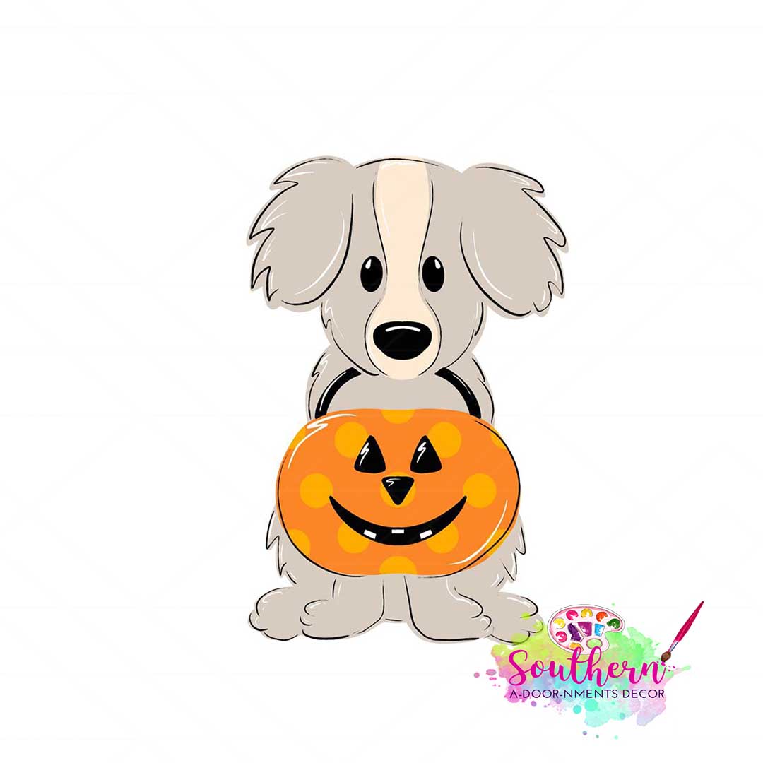 Halloween Puppy Template & Digital Cut File
