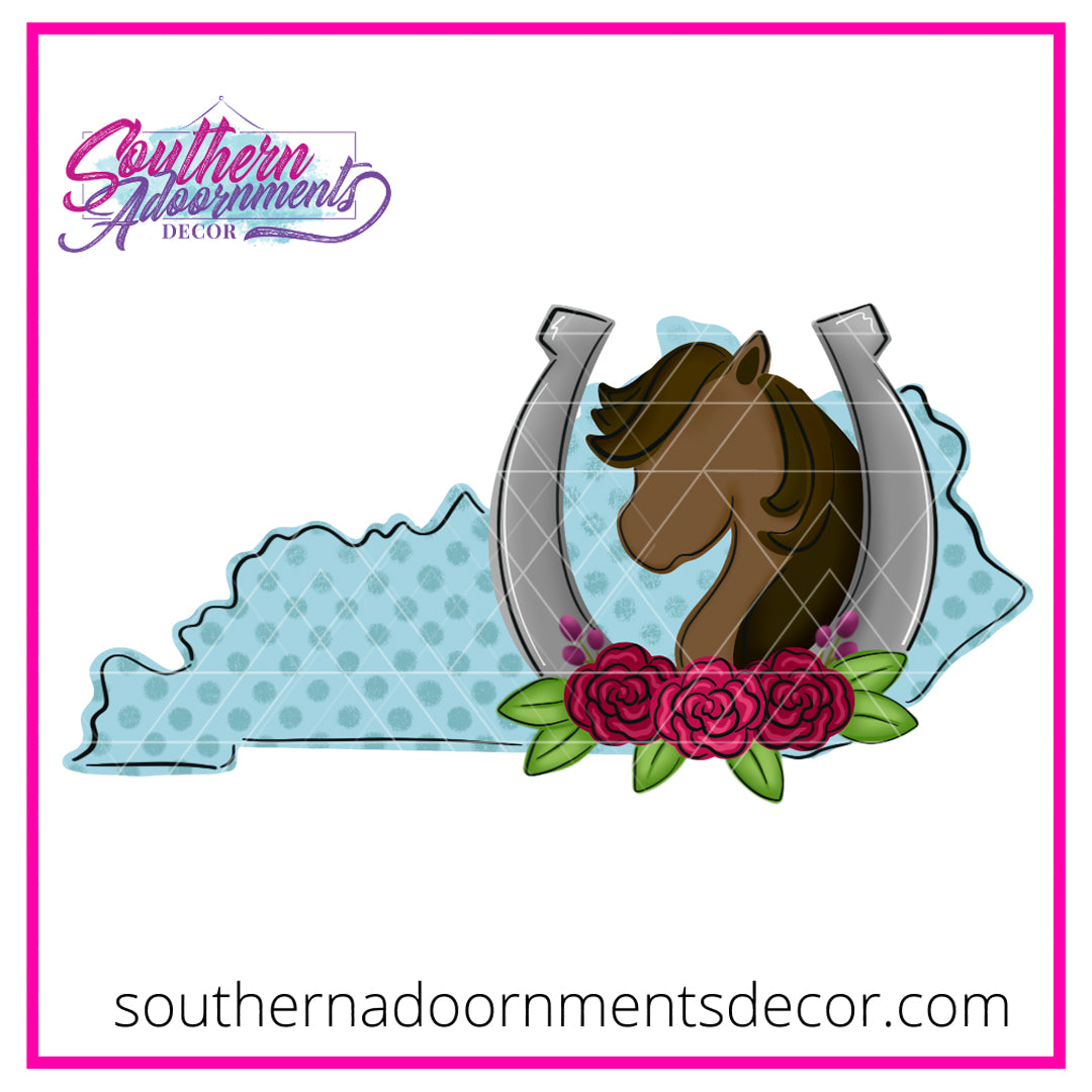Kentucky State Template &amp; Digital Cut File – Southern Adoornments Decor