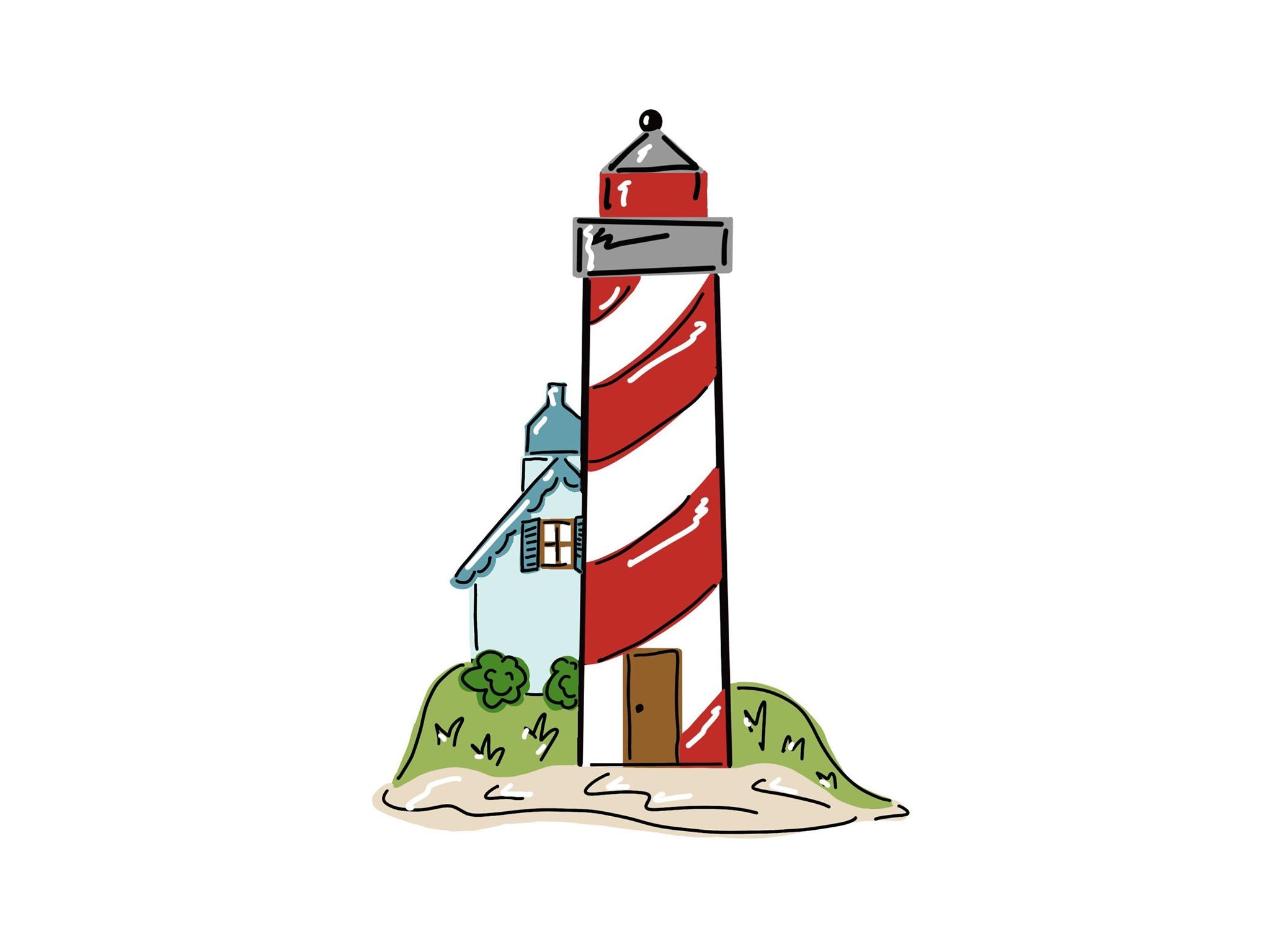Lighthouse Template & Digital Cut File