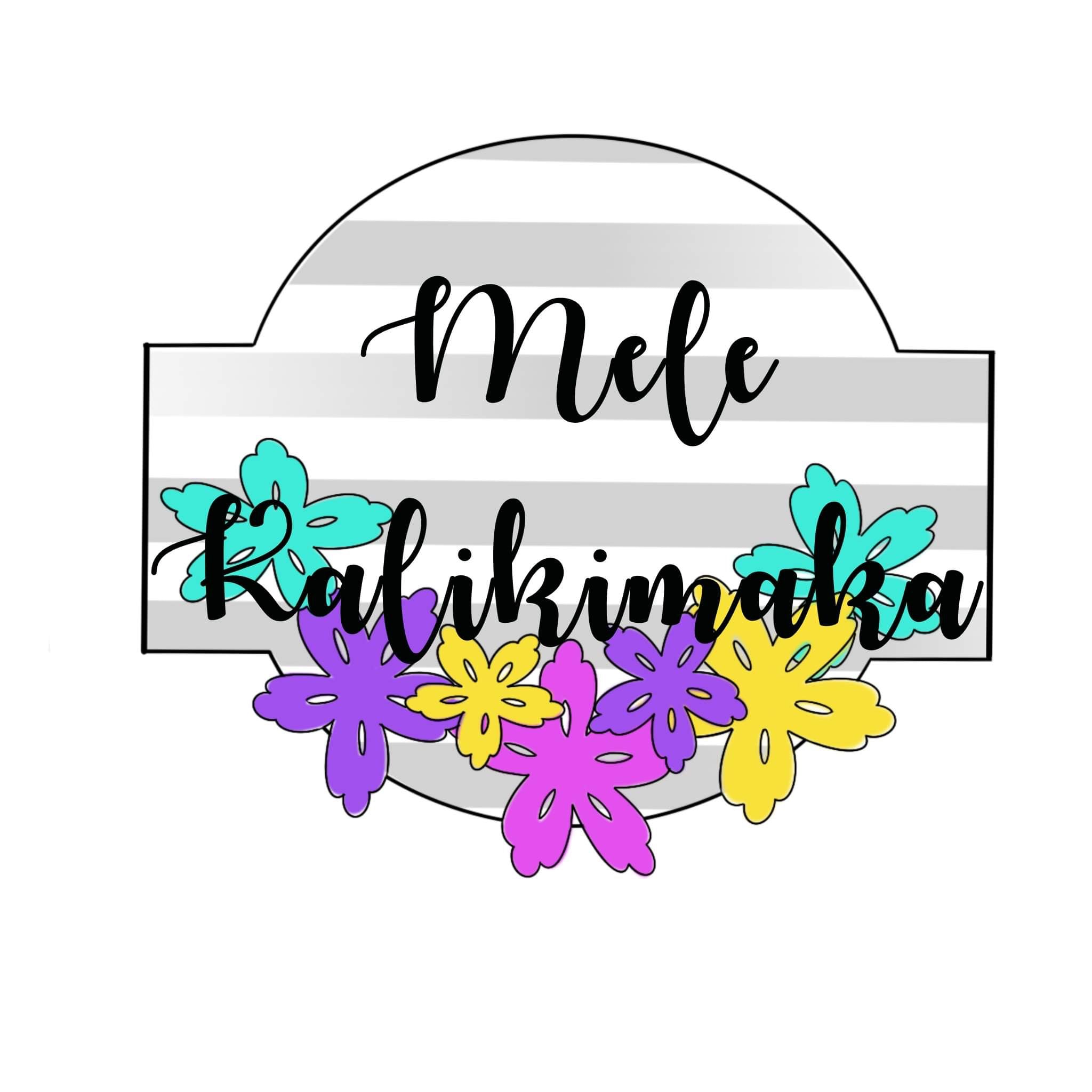 Mele Kalikimaka Template and Digital Cut File