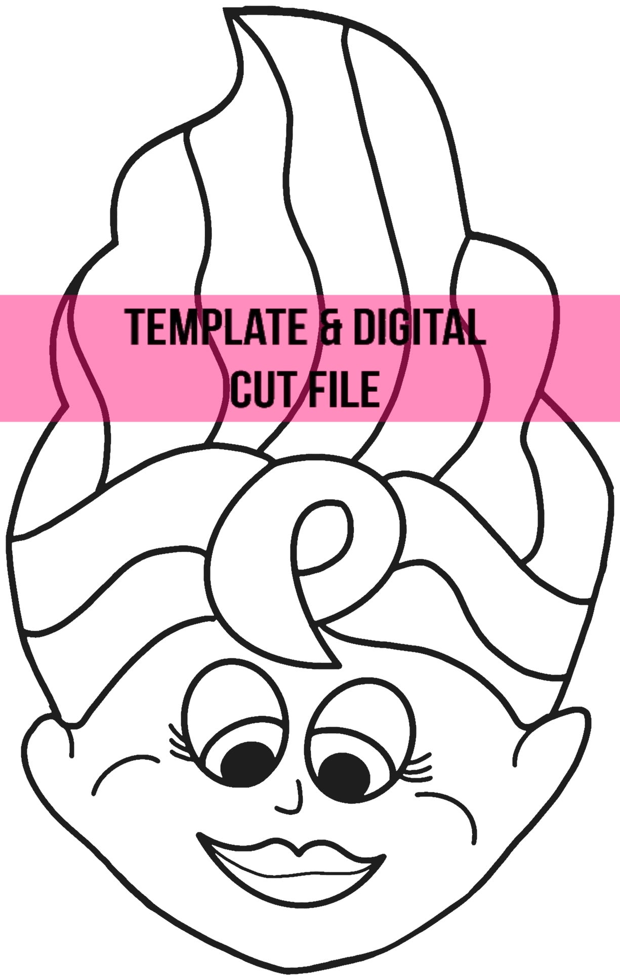Mrs Frankenstein Template & Digital Cut File