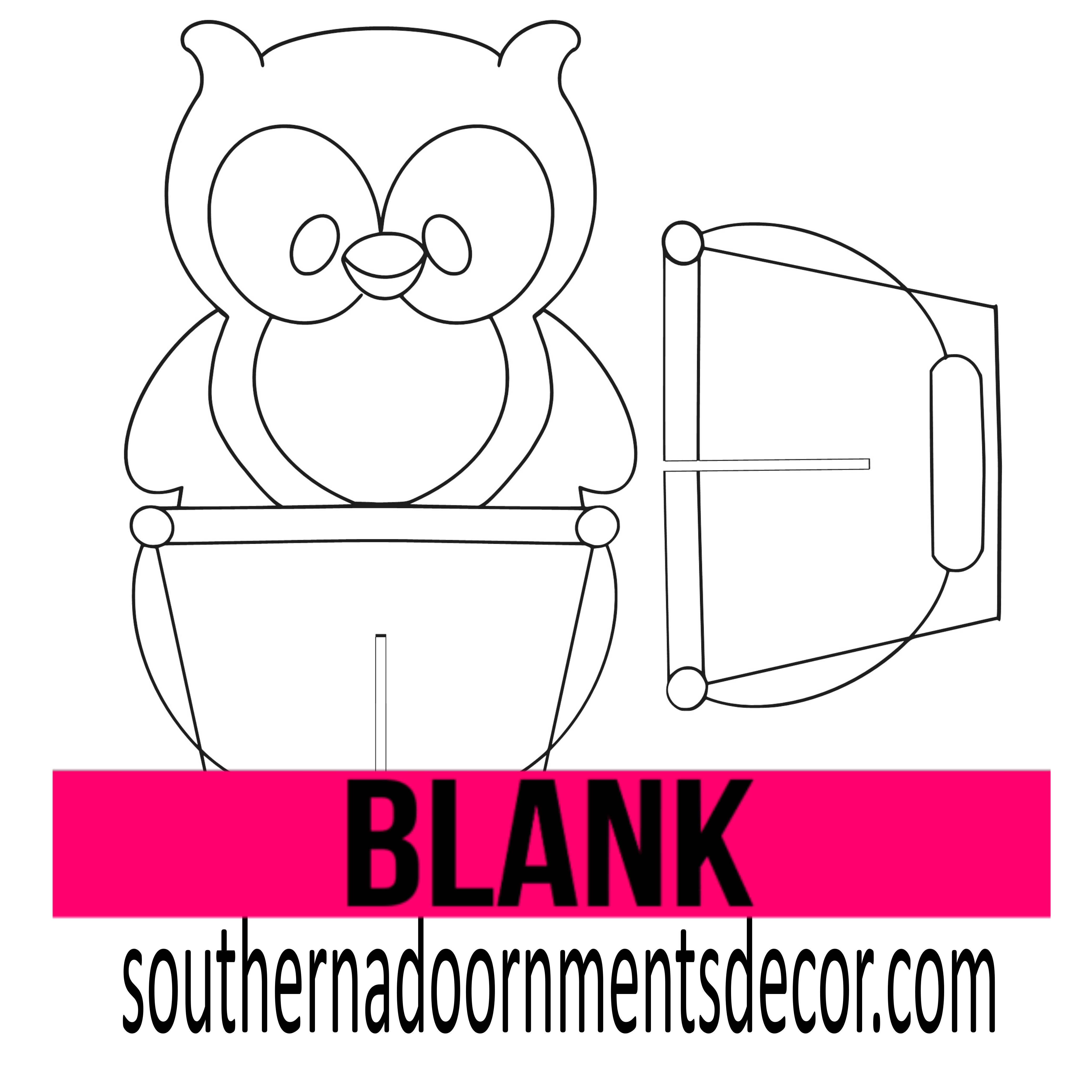 Owl Sitter BLANK