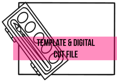 Paint Set Template & Digital Cut File