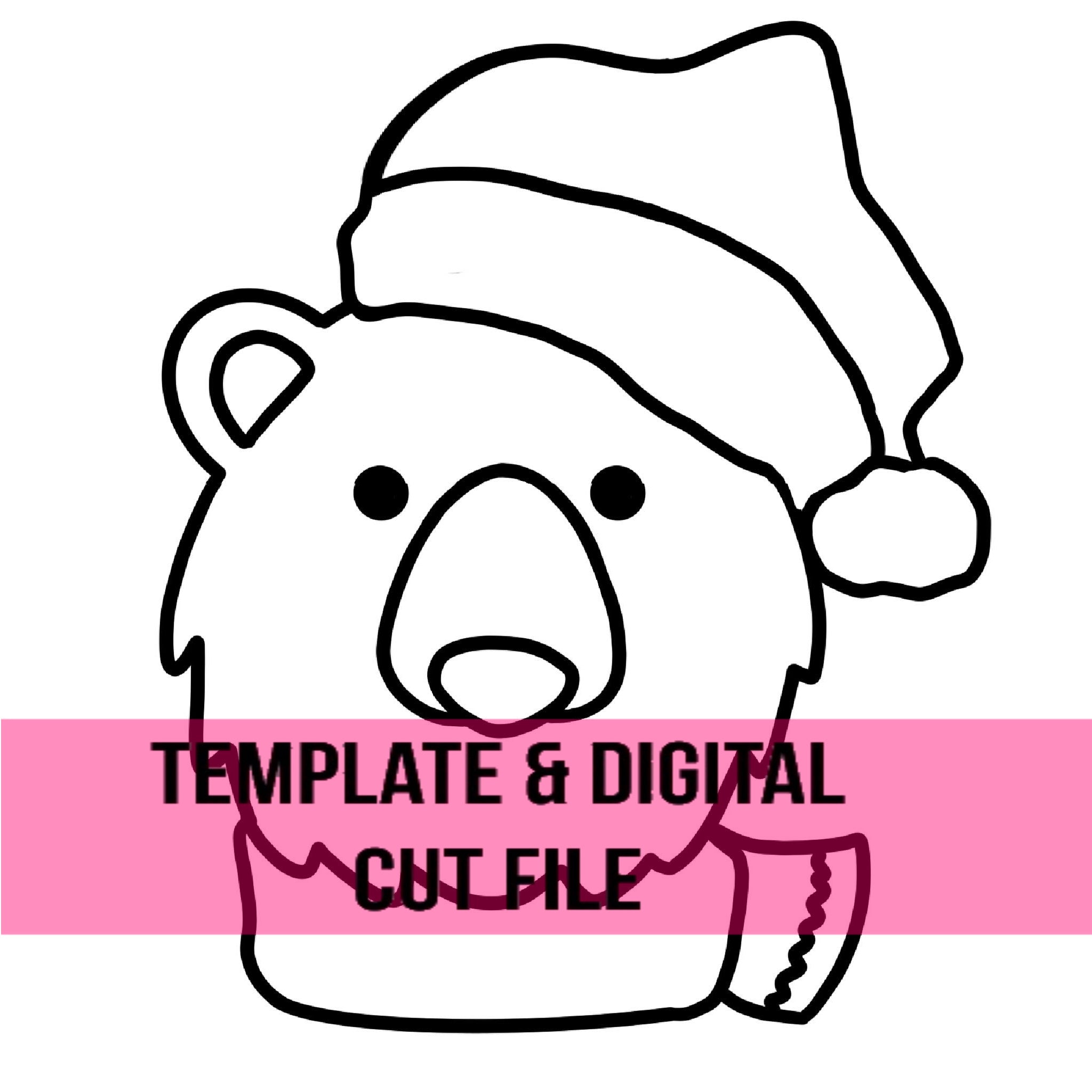 Polar Bear Template & Digital Cut File