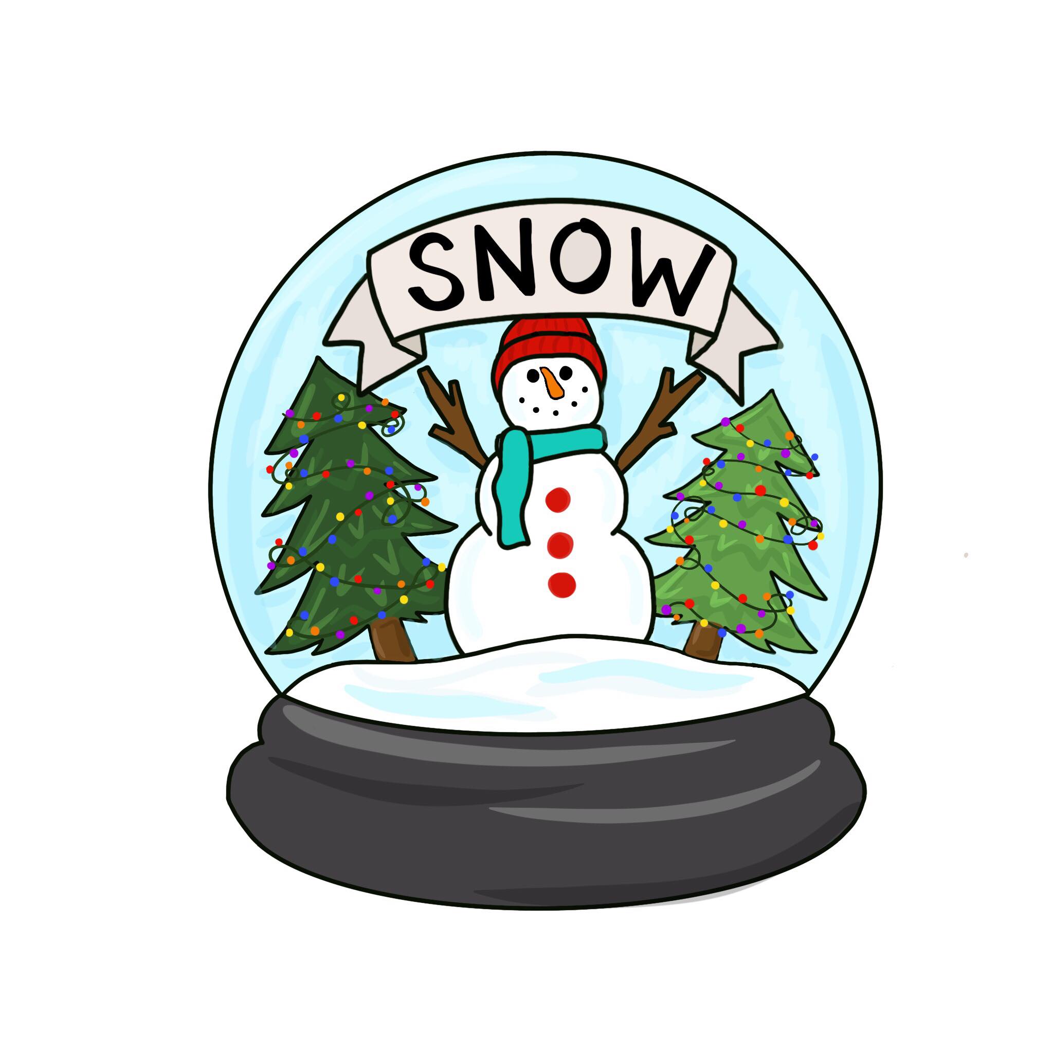 Snowman Snow Globe Door Hanger – Teal Moon Creations
