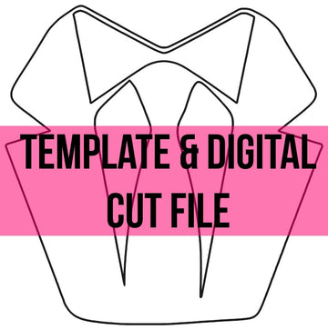 Suit and Tie Template &amp; Digital Cut File – Southern Adoornments Decor