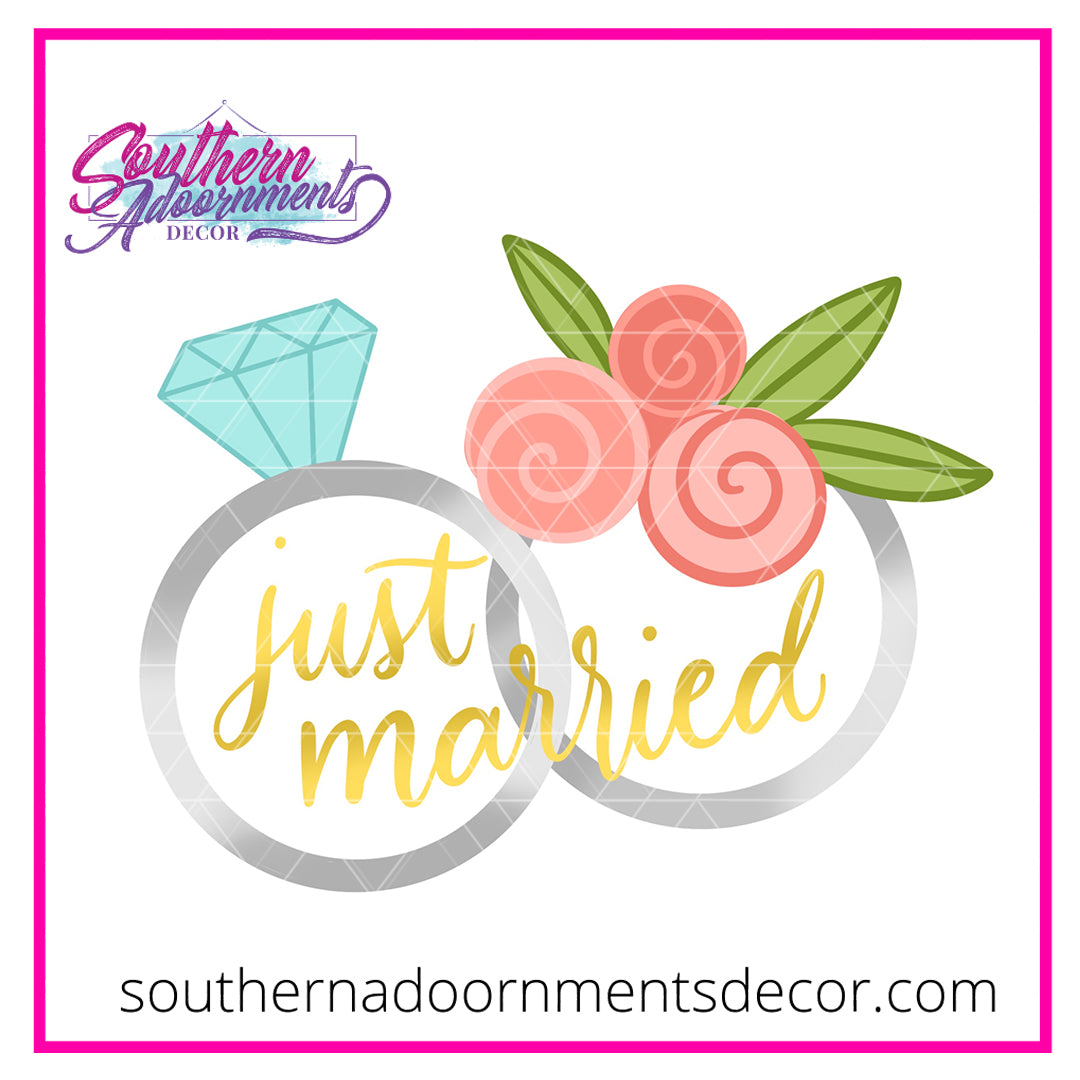 Wedding Rings Template & Digital Cut File â Southern Adoornments Decor